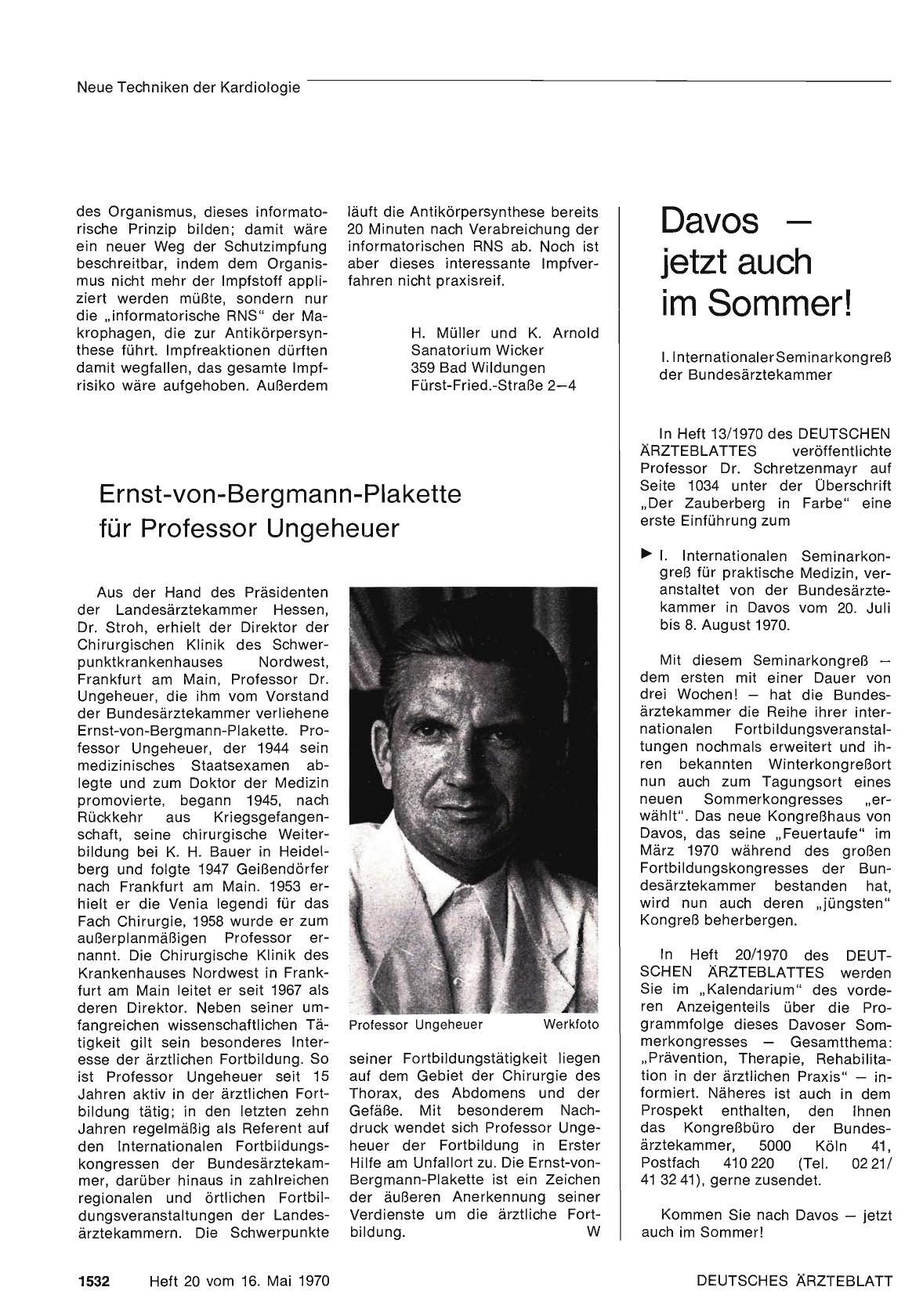 Vorschauseite 1: Davos jetzt auch im Sommer!
