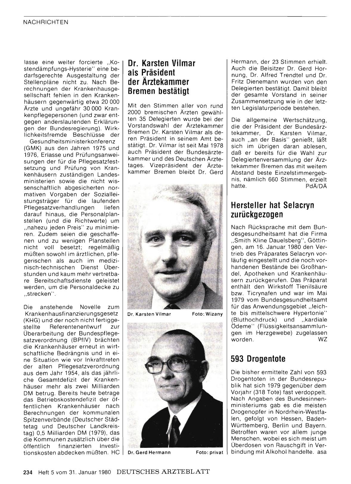 Vorschauseite 1: Hersteller hat Selacryn zurückgezogen