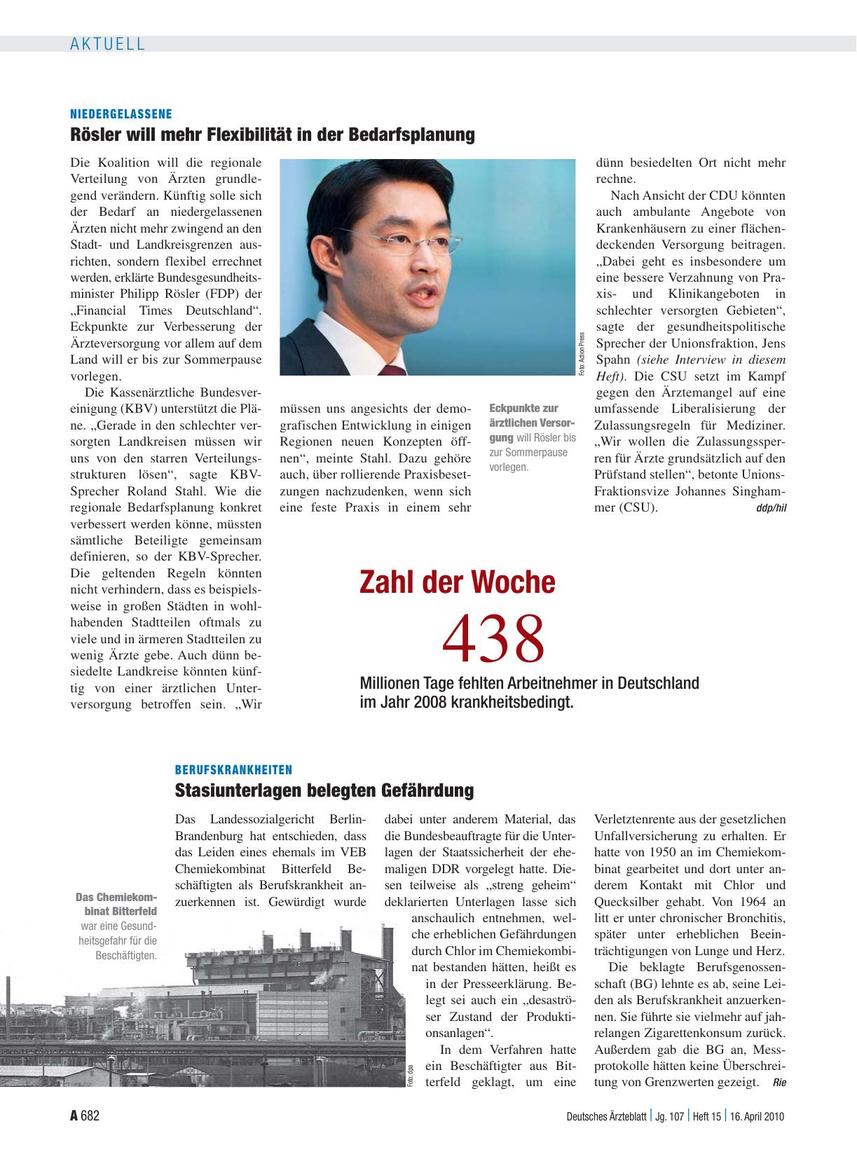Vorschauseite 1: Zahl der Woche: 438