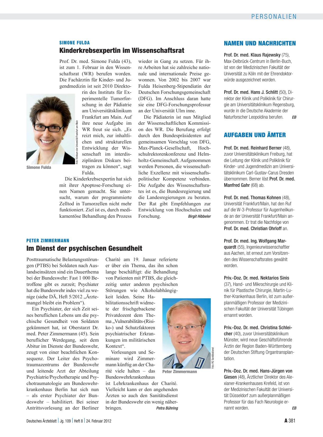 Vorschauseite 1: Aufgaben und Ämter