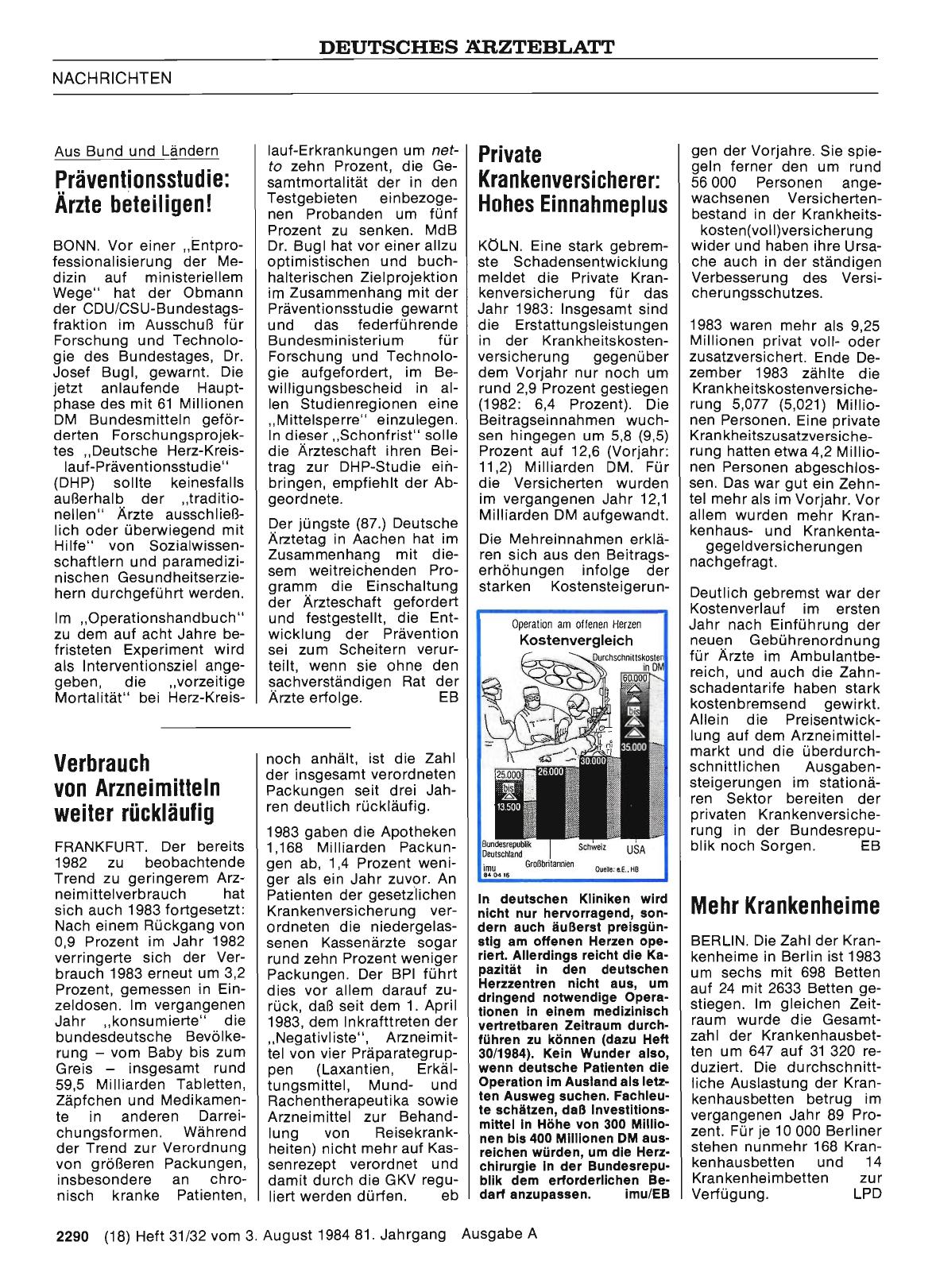 Vorschauseite 1: Mehr Krankenheime