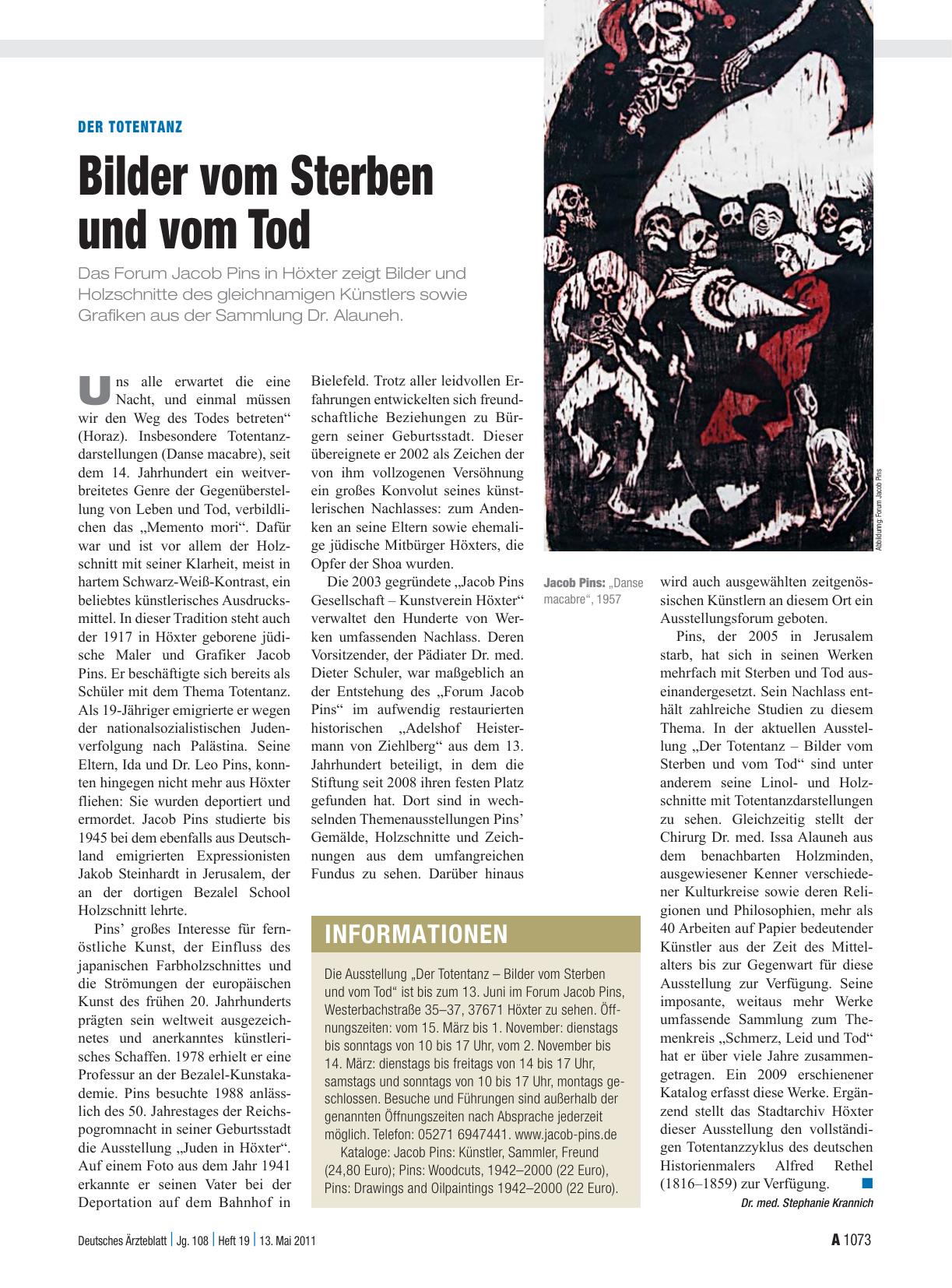 Vorschauseite 1: Der Totentanz: Bilder vom Sterben und vom Tod