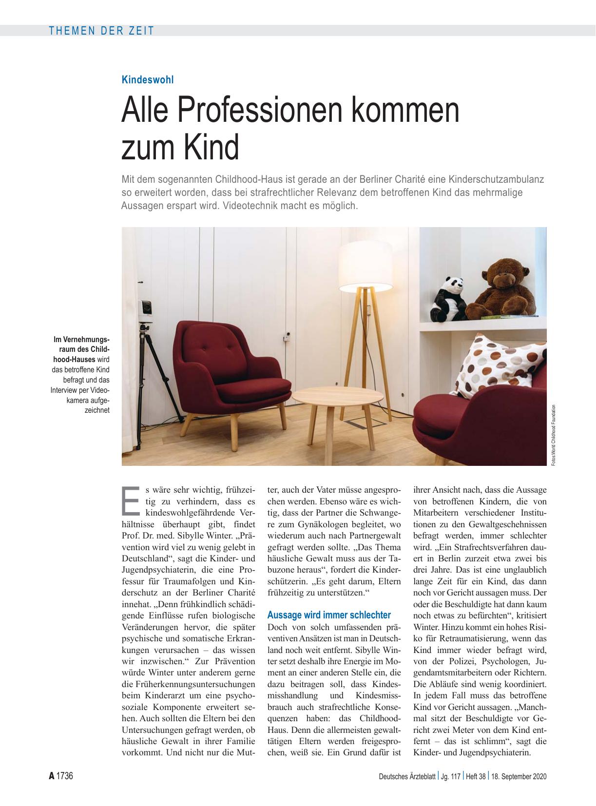Vorschauseite 1: Kindeswohl: Alle Professionen kommen zum Kind