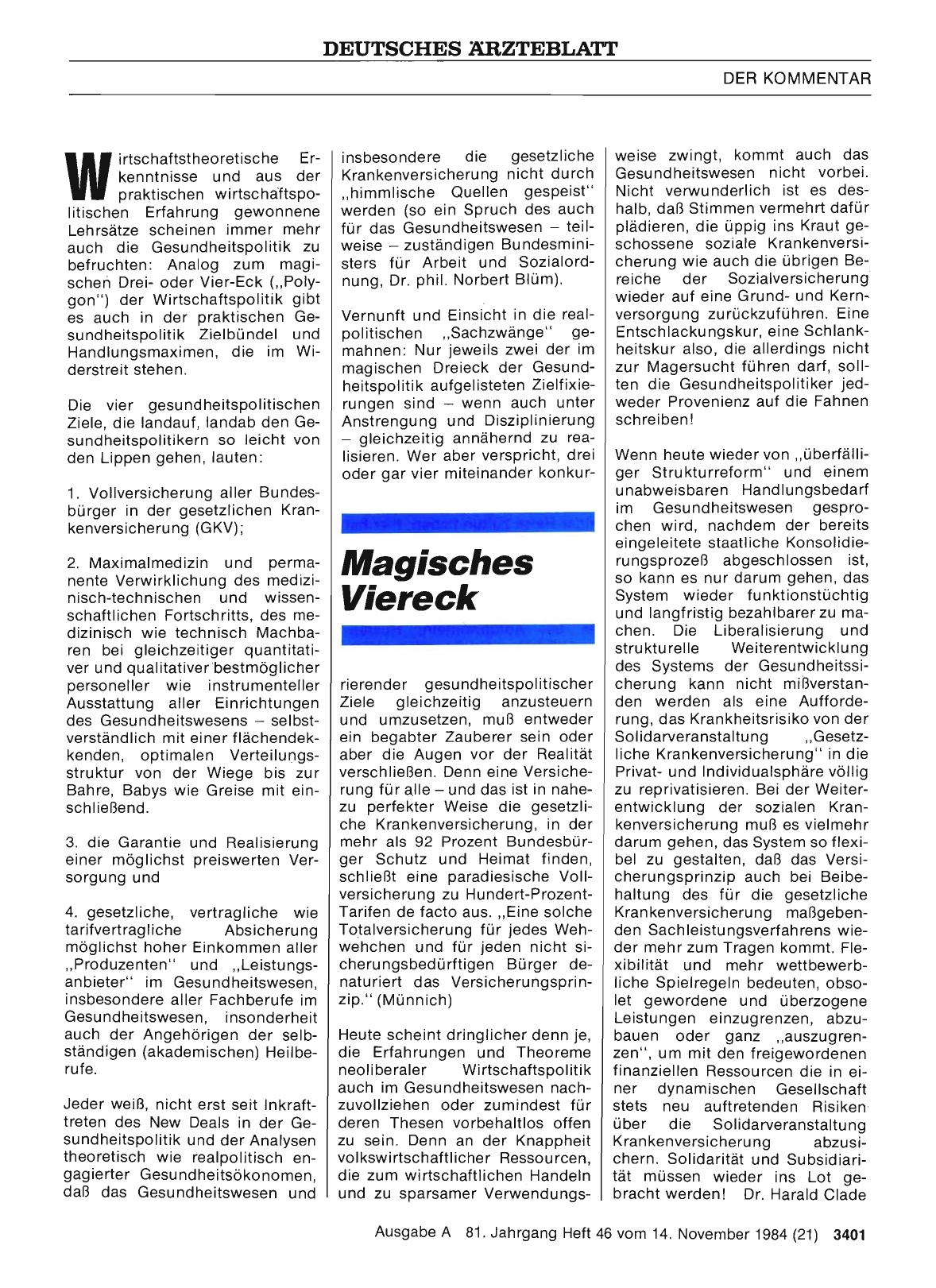 Vorschauseite 1: Magisches Viereck