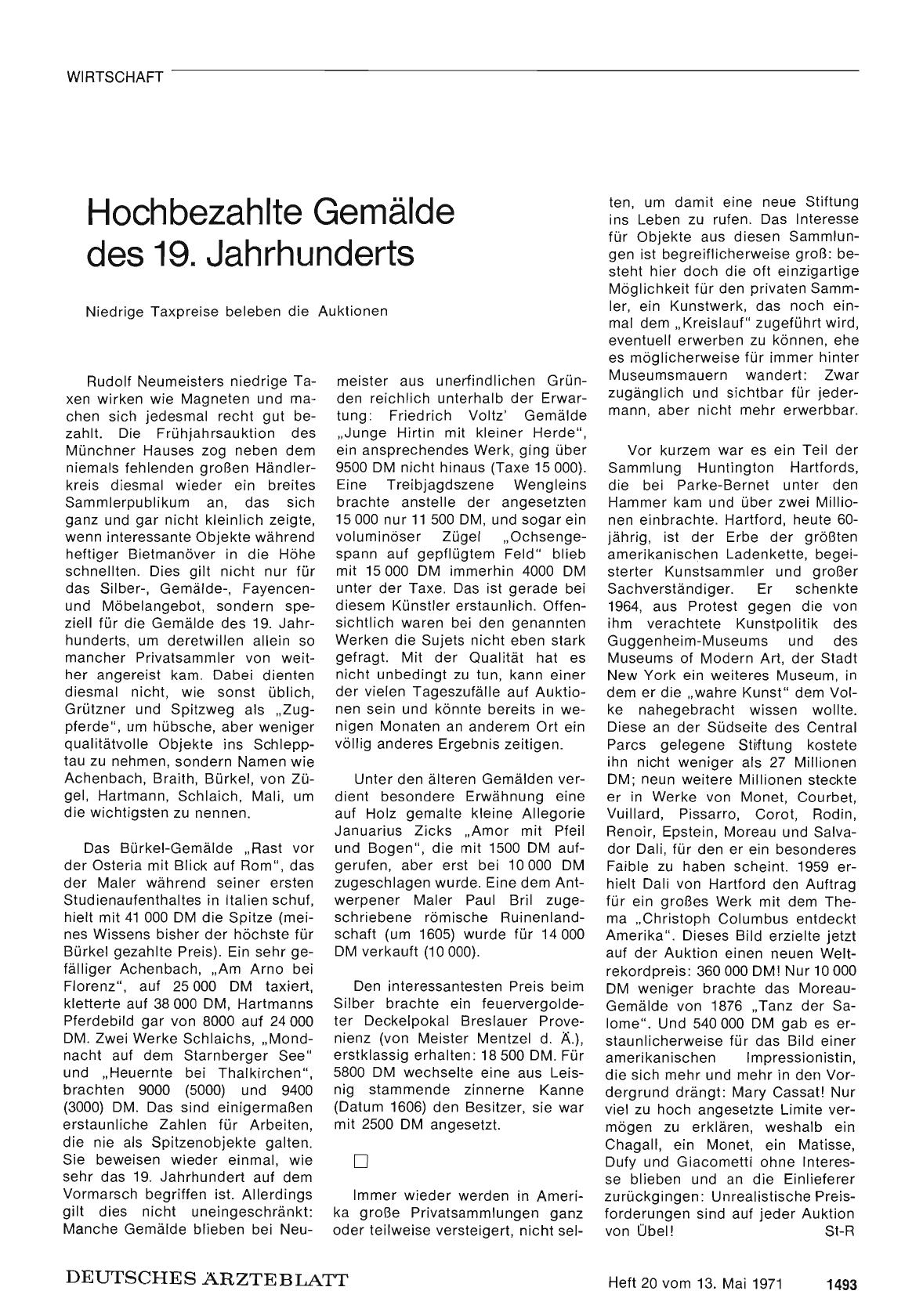 Vorschauseite 1: Hochbezahlte Gemälde des 19. Jahrhunderts