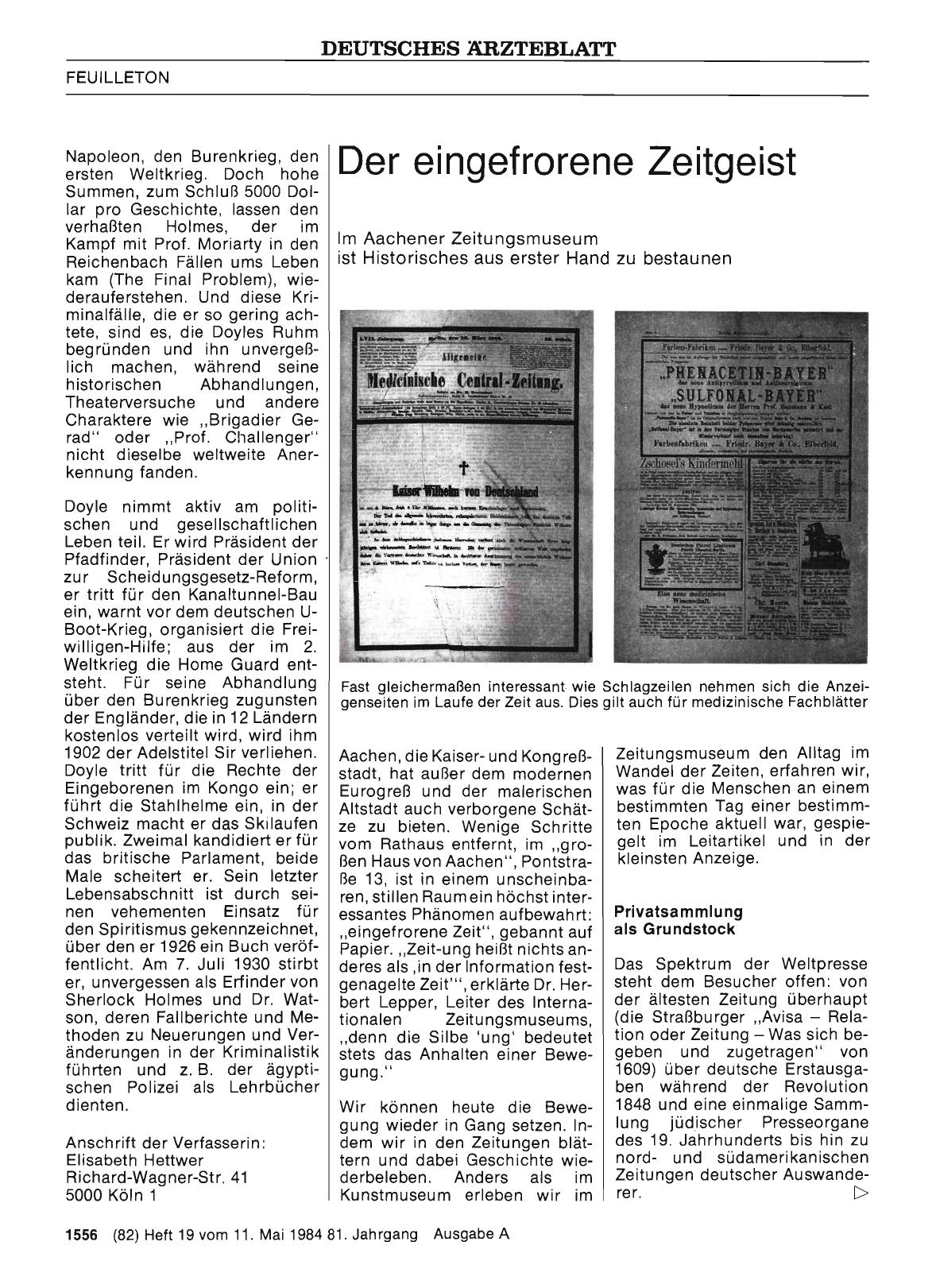 Vorschauseite 1: Der eingefrorene Zeitgeist