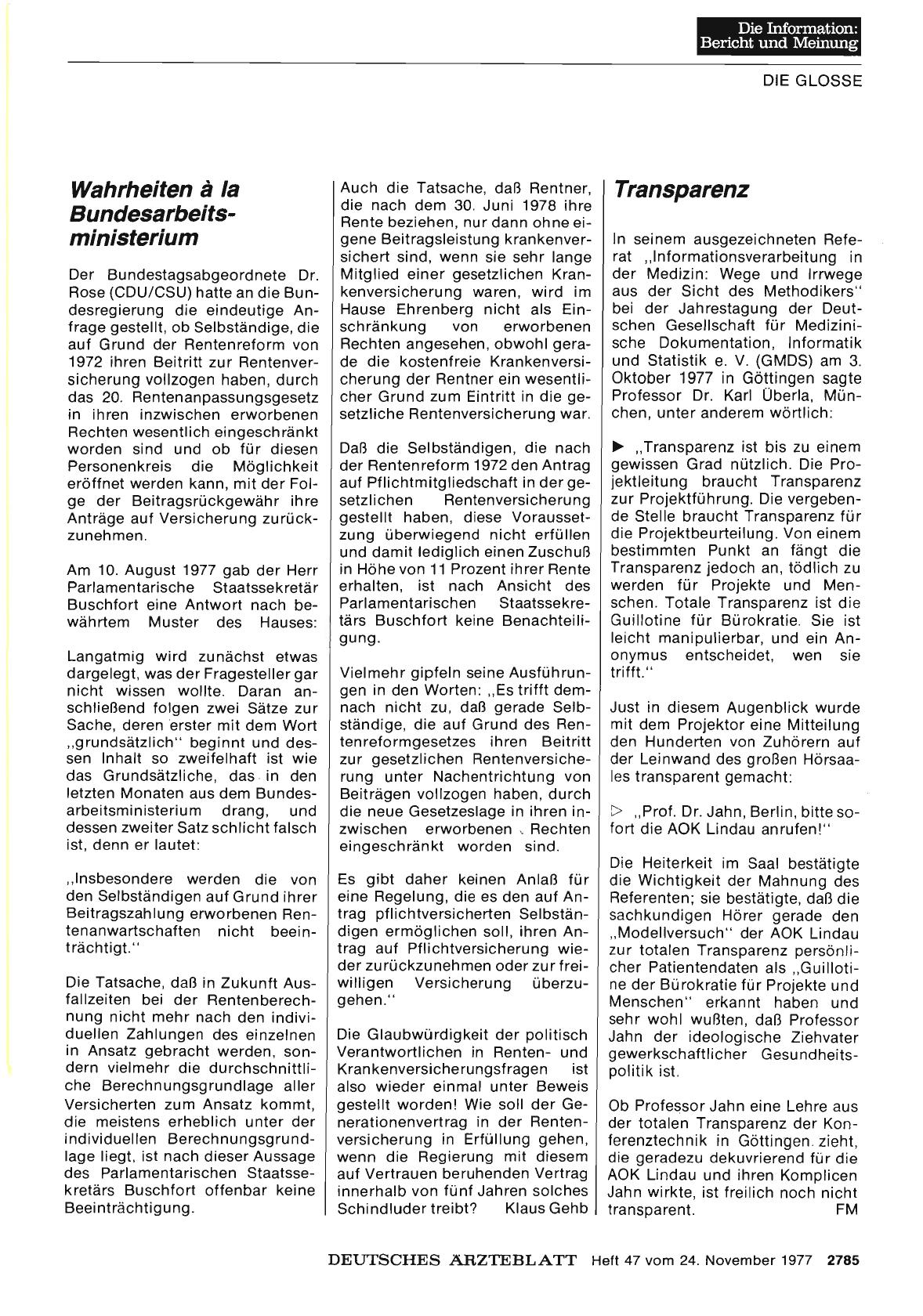 Vorschauseite 1: Wahrheiten a Ia Bundesarbeitsministerium
