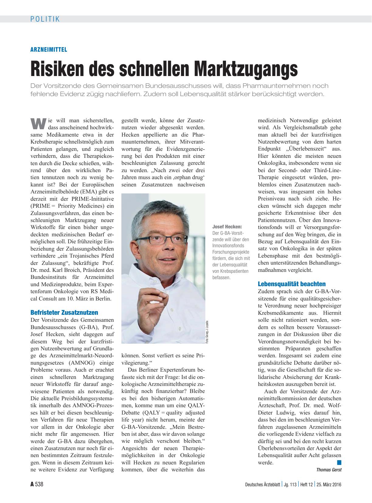 Vorschauseite 1: Arzneimittel: Risiken des schnellen Marktzugangs