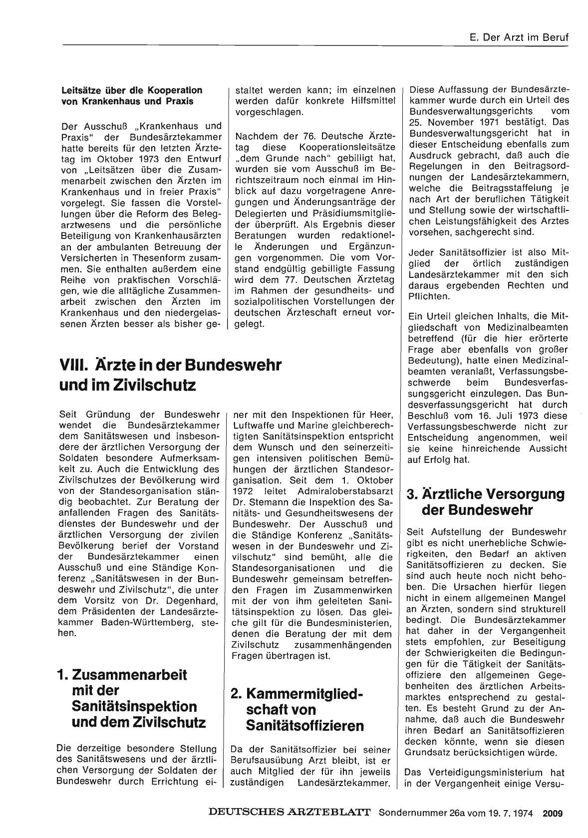 Vorschauseite 1: 2. Kammermitgliedschaft von Sanitätsoffizieren