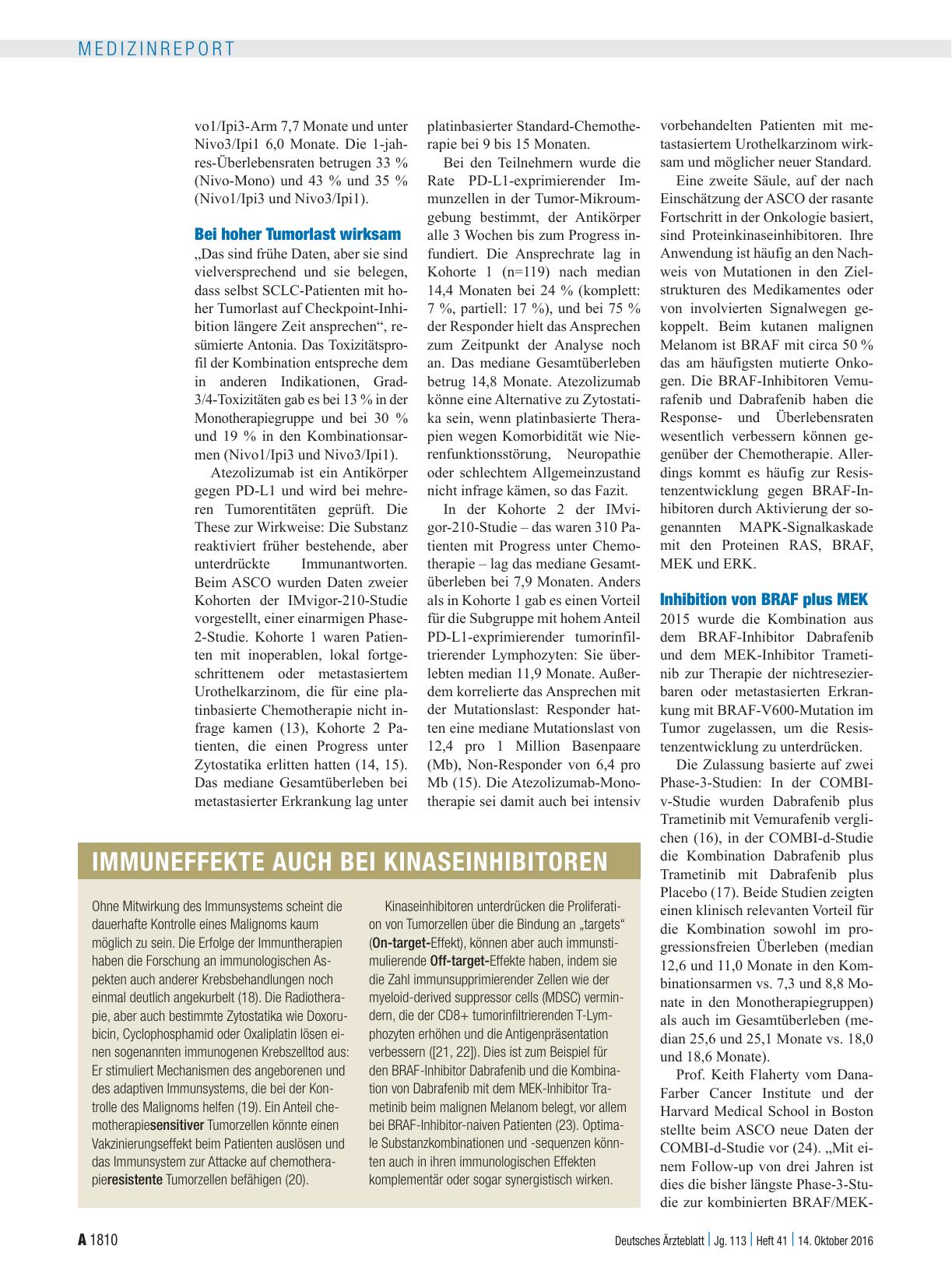 Vorschauseite 3: Onkologische Therapien: Kombinationen mit Synergieeffekt