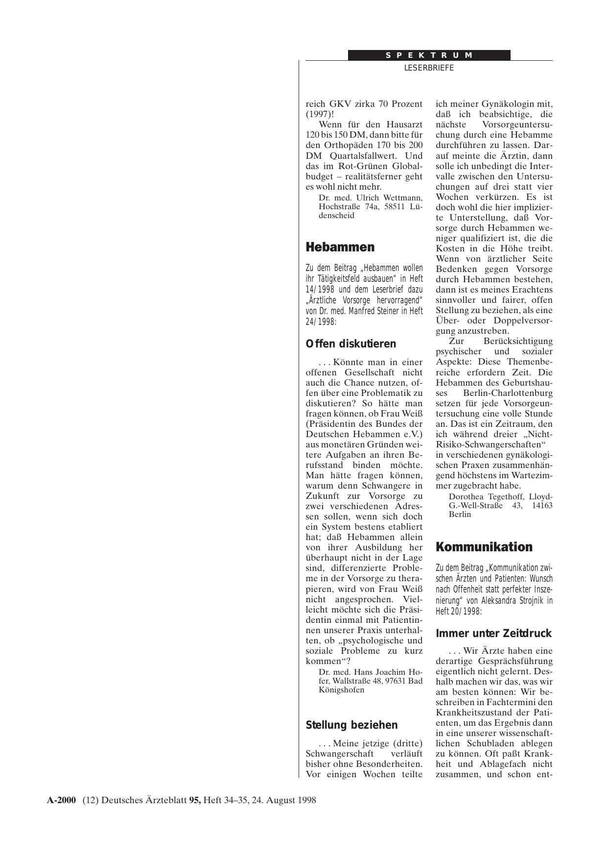 Vorschauseite 1: Kommunikation: Immer unter Zeitdruck