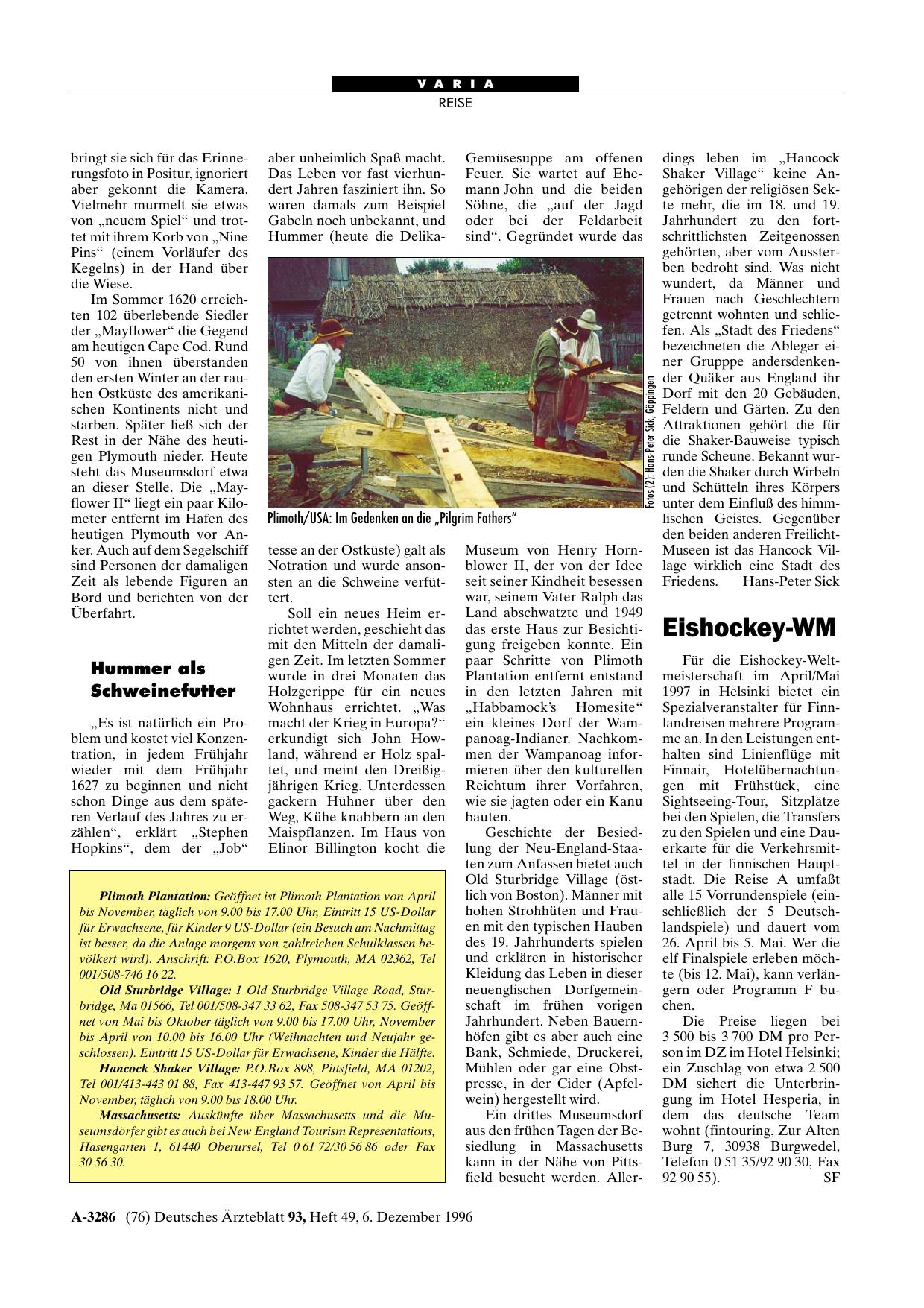 Vorschauseite 1: Eishockey-WM