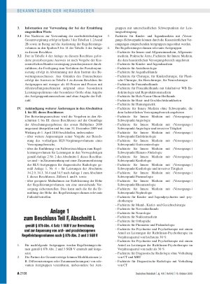 Vorschauseite 6: Beschluss des Bewertungsausschusses nach § 87 Abs. 1 Satz 1 SGB V in seiner 199. Sitzung am 22. September 2009 zur Berechnung und zur Anpassung von arztund praxisbezogenen Regelle…