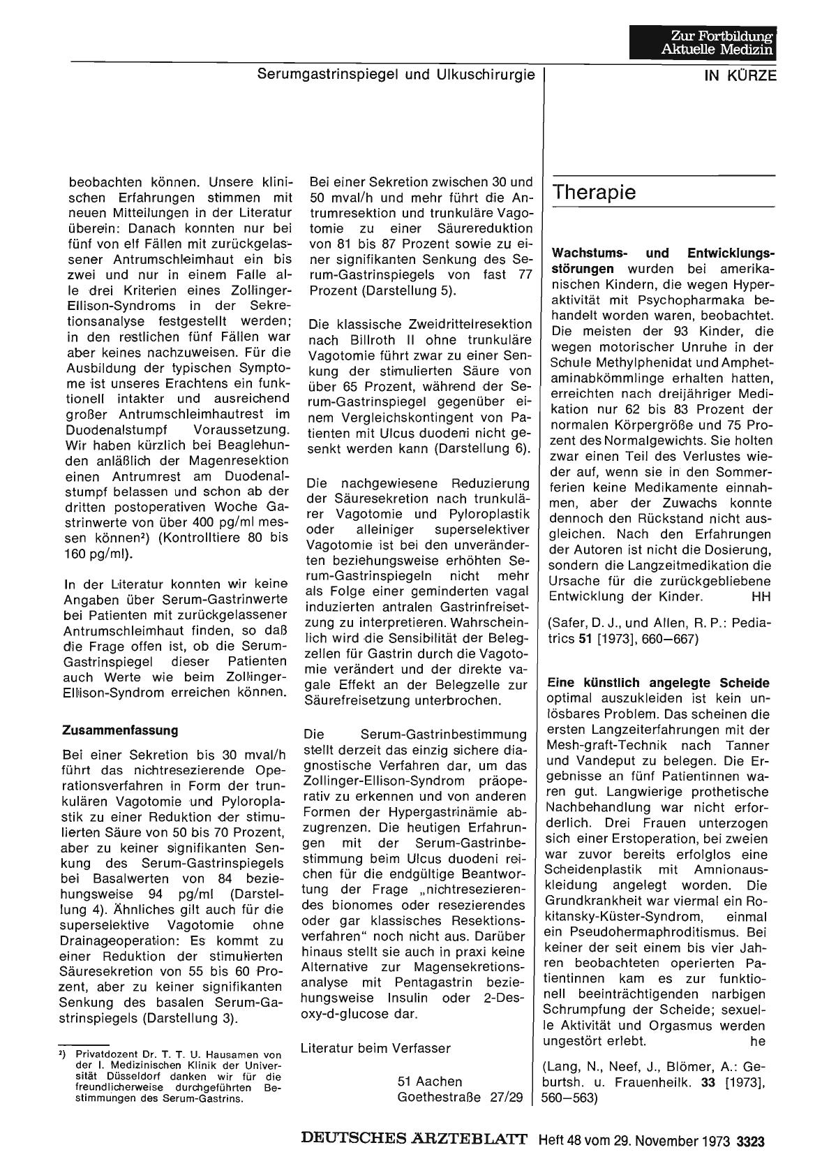 Vorschauseite 1: Therapie