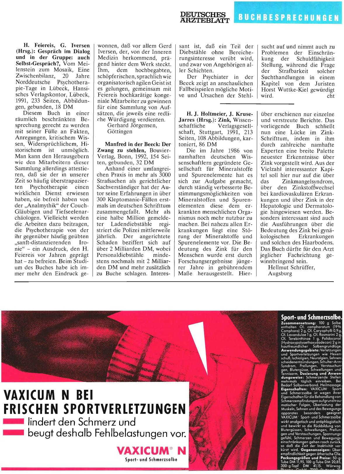 Vorschauseite 1: Manfred in der Beeck: Der Zwang zu stehlen