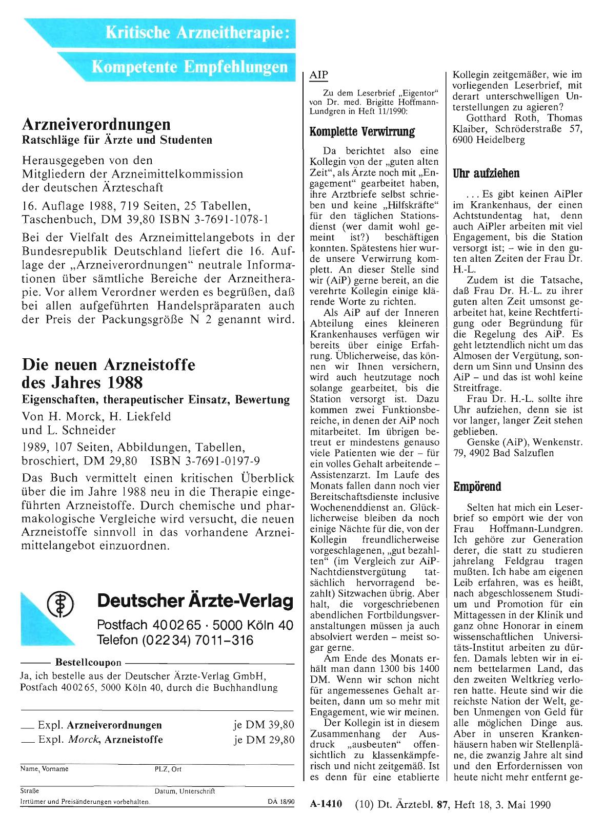 Vorschauseite 1: AIP: Empörend