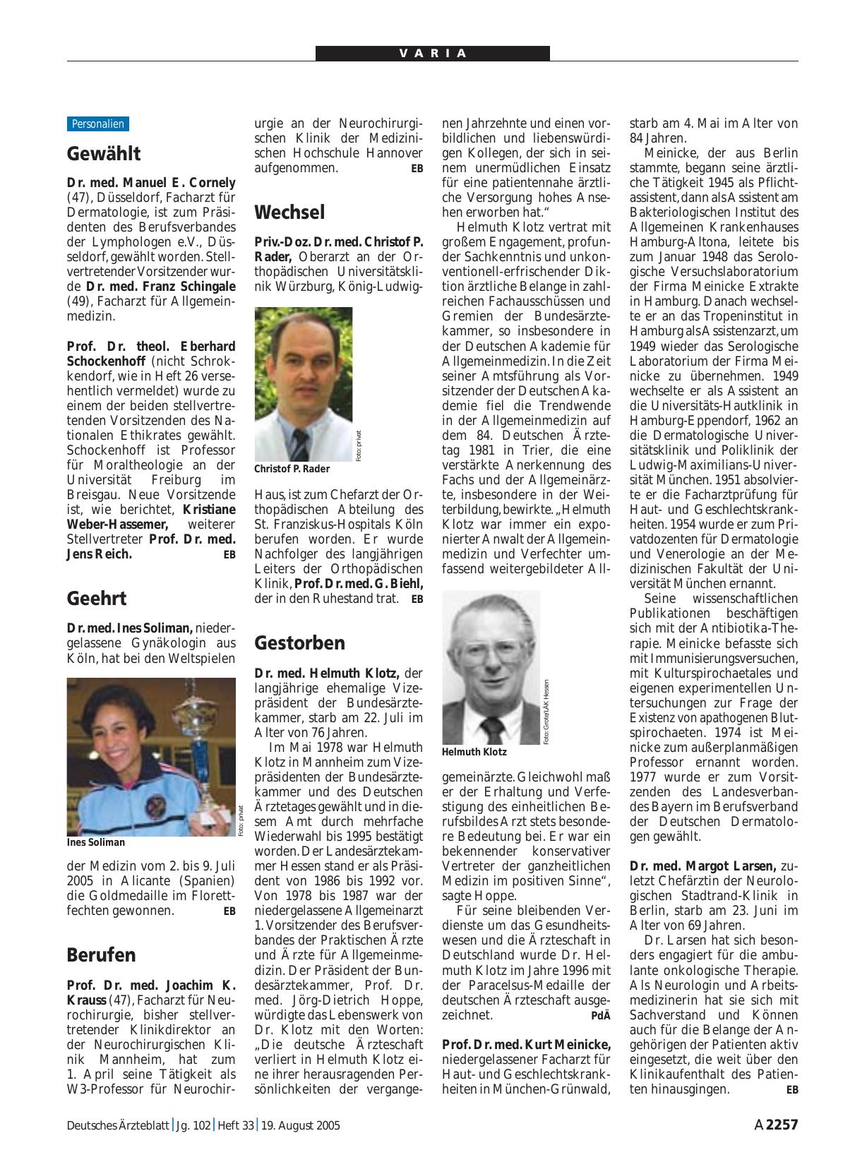 Vorschauseite 1: Wechsel
