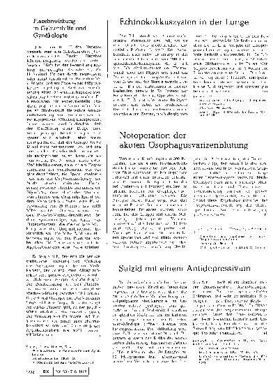 Vorschauseite 1: Echinokokkuszysten in der Lunge