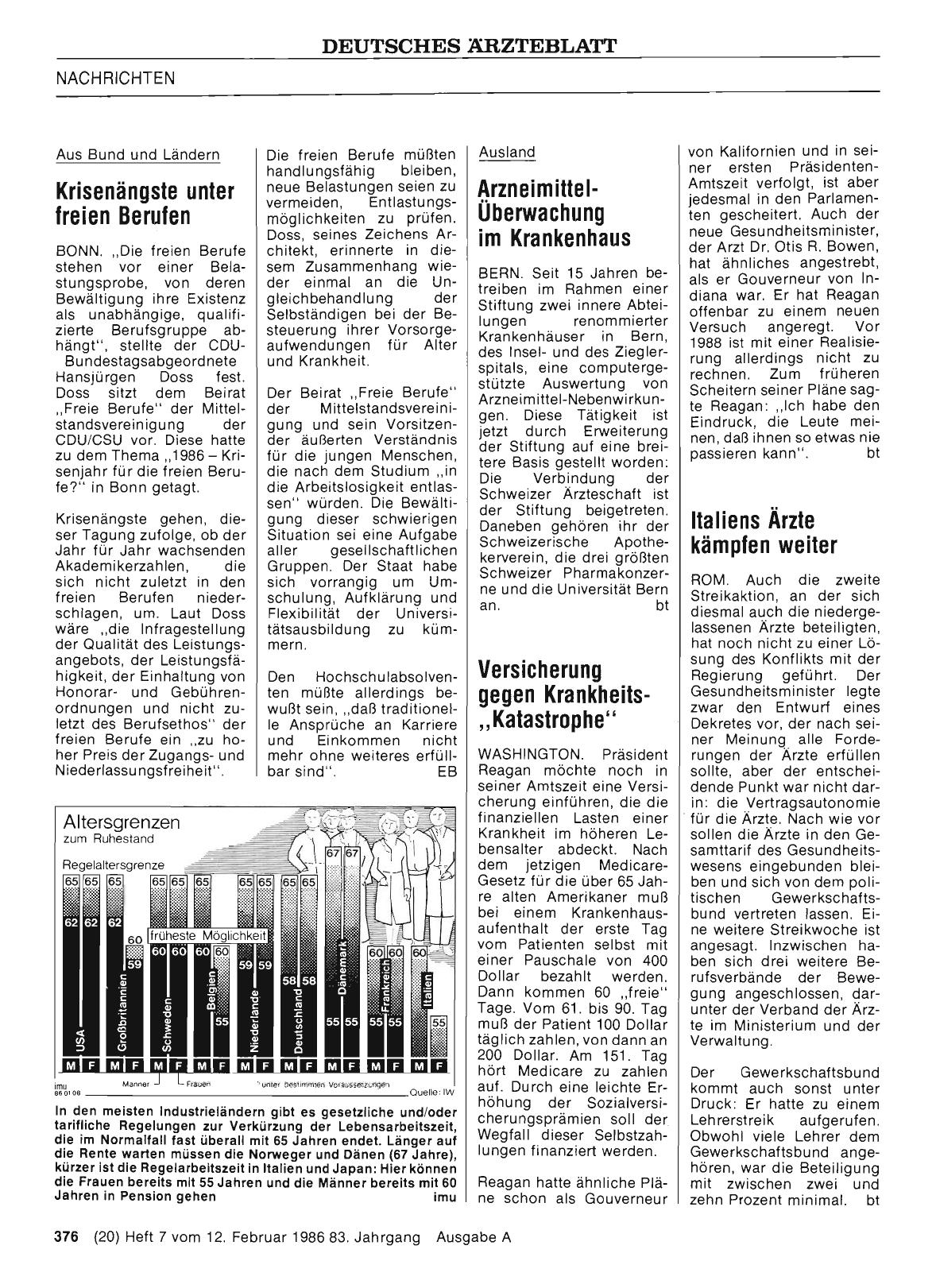Vorschauseite 1: Altersgrenzen zum Ruhestand