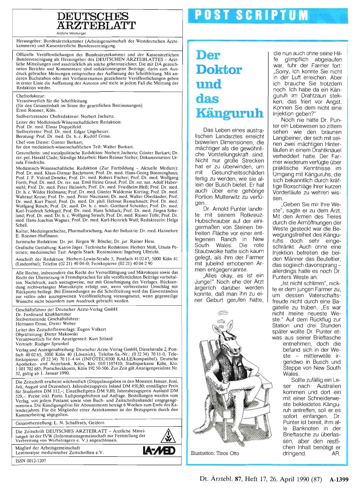 Vorschauseite 1: Der Doktor und das Känguruh