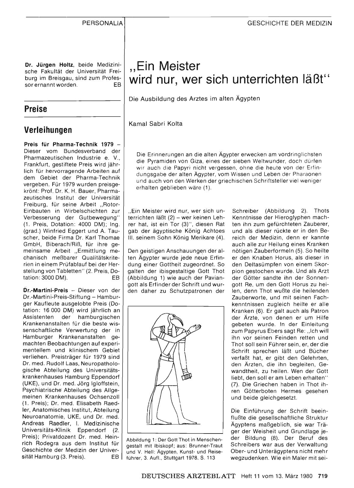 Vorschauseite 1: „Ein Meister wird nur, wer sich unterrichten läßt“