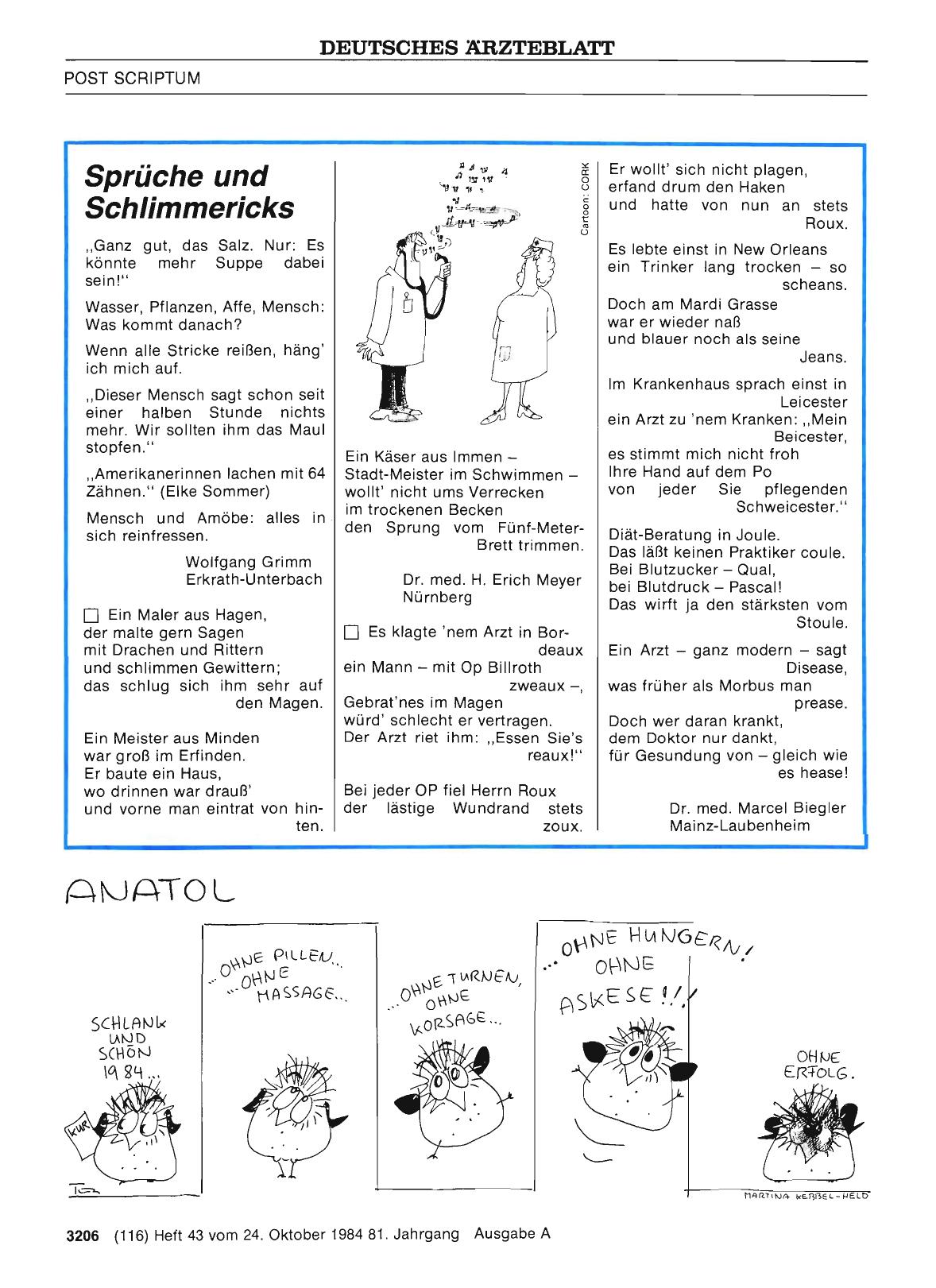 Vorschauseite 1: Sprüche und Schlimmericks