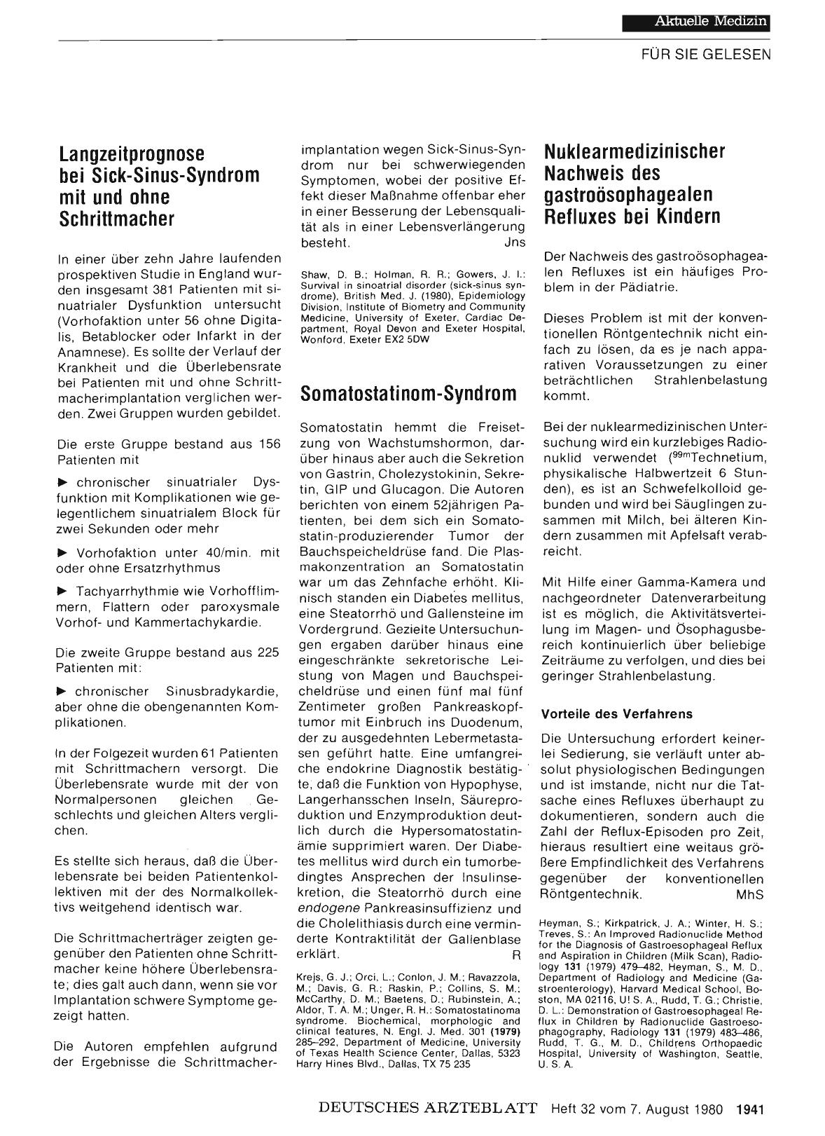 Vorschauseite 1: Somatostatinom-Syndrom