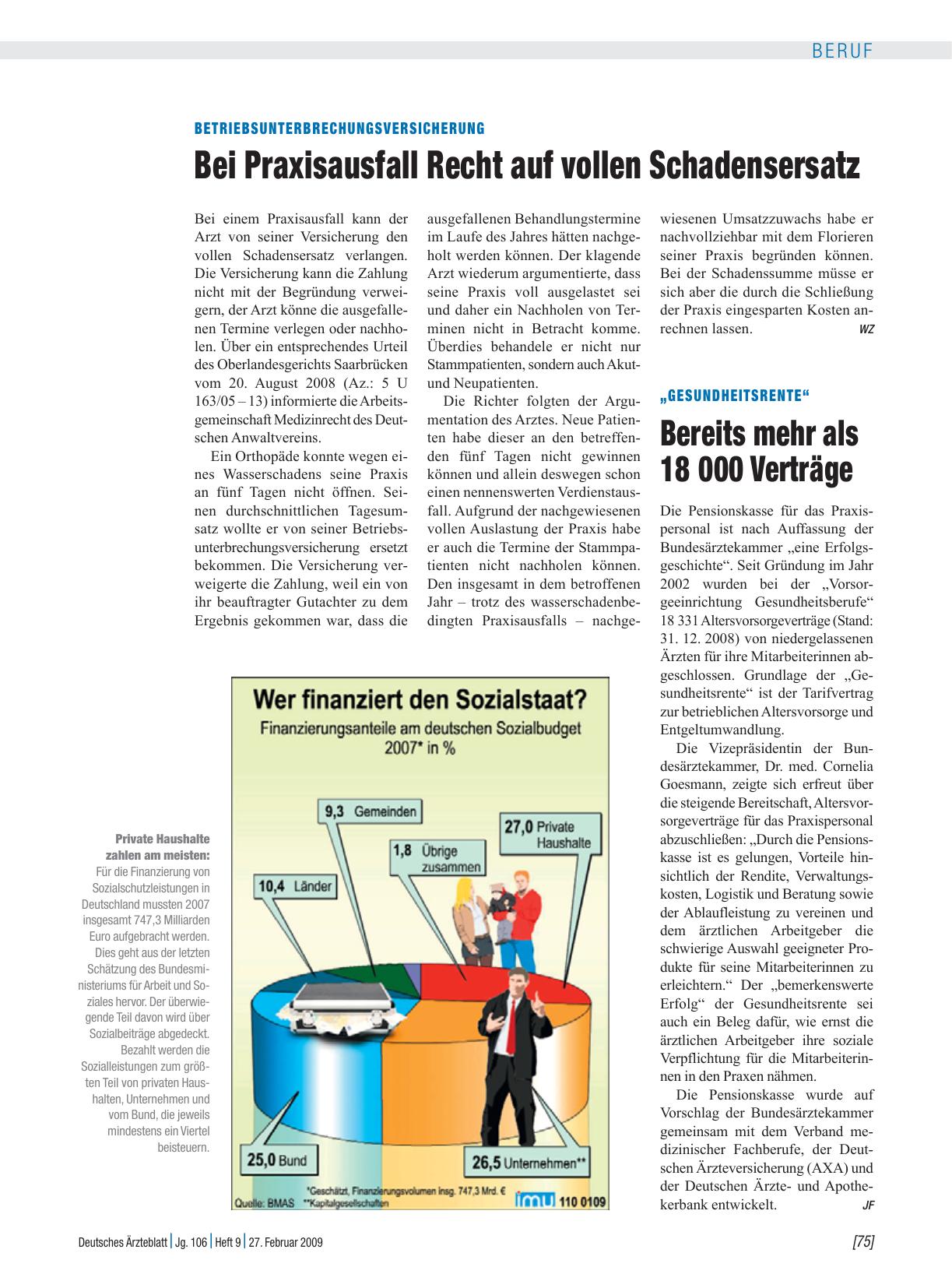 Vorschauseite 1: Betriebsunterbrechungsversicherung: Bei Praxisausfall Recht auf vollen Schadensersatz