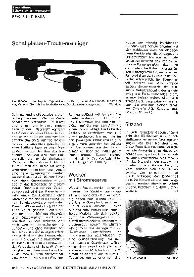 Vorschauseite 1: Wecker mit Stromreserve