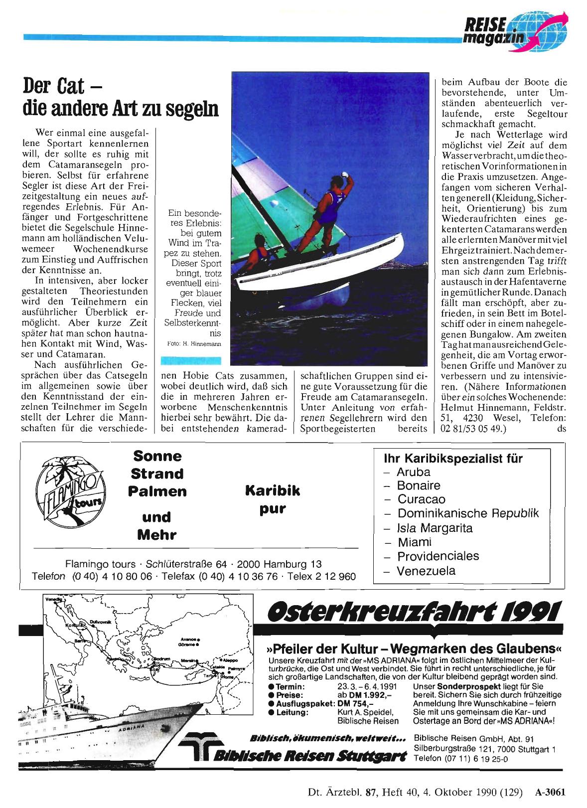 Vorschauseite 1: Der Cat – die andere Art zu segeln