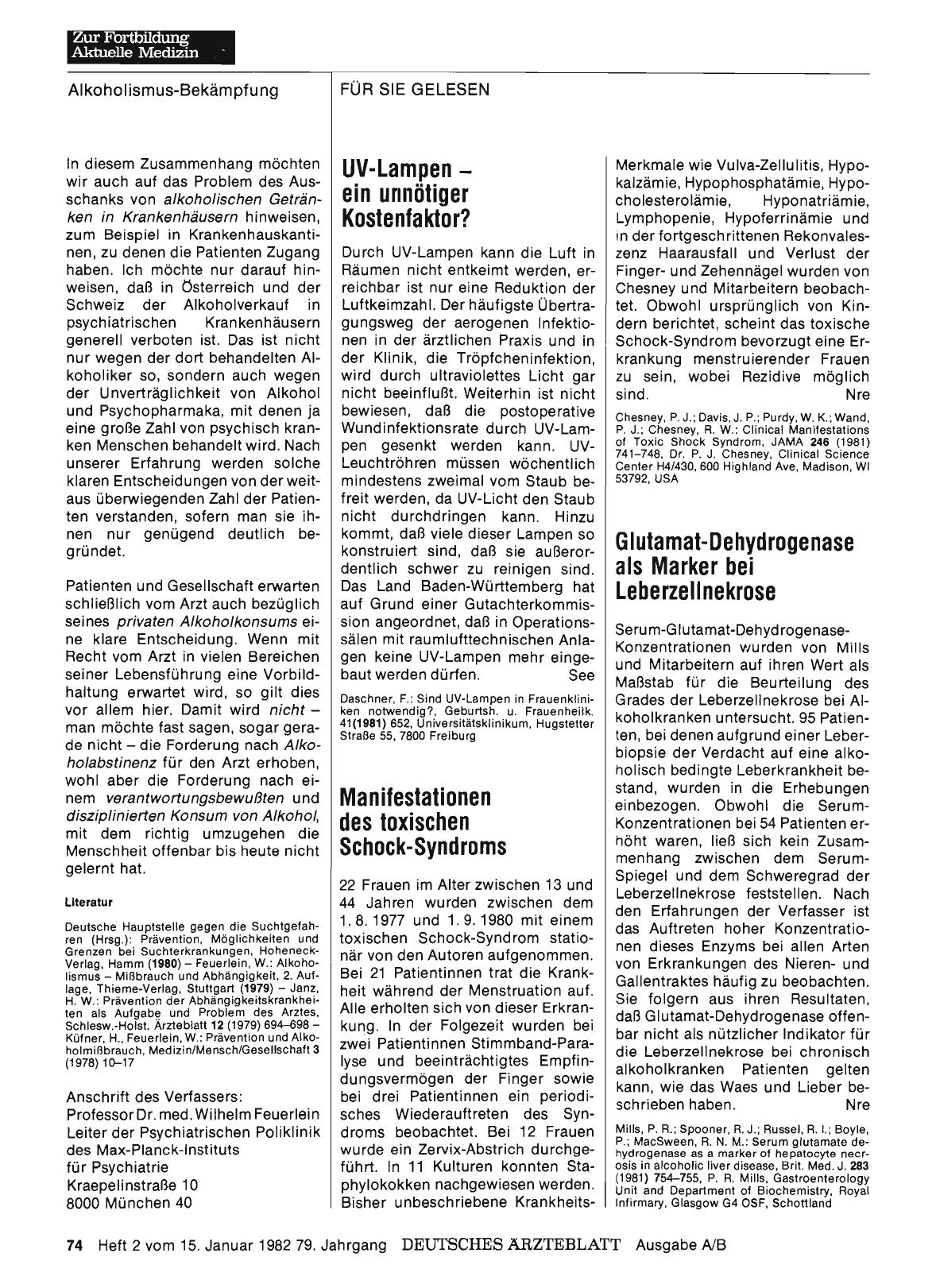Vorschauseite 1: UV-Lampen — ein unnötiger Kostenfaktor?