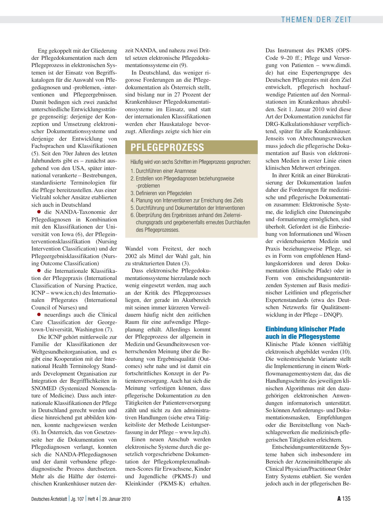 Vorschauseite 2: Pflegeinformatik: Mehrwert für die Versorgung von Patienten