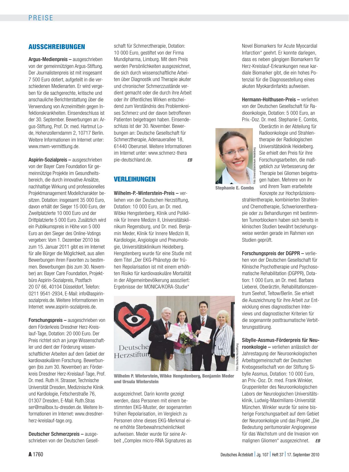 Vorschauseite 1: Ausschreibungen