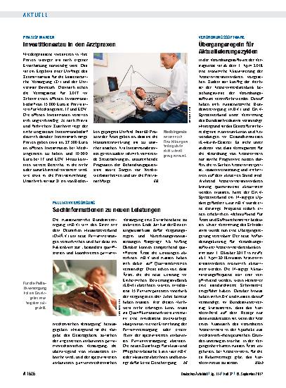 Vorschauseite 1: Verordnungssoftware: Übergangsregeln für Aktualisierungszyklen