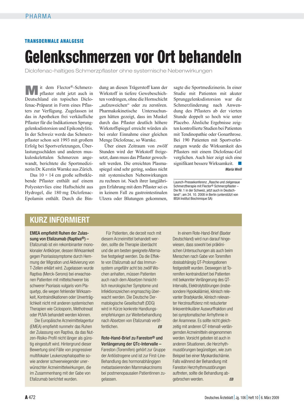 Vorschauseite 1: Kurz informiert