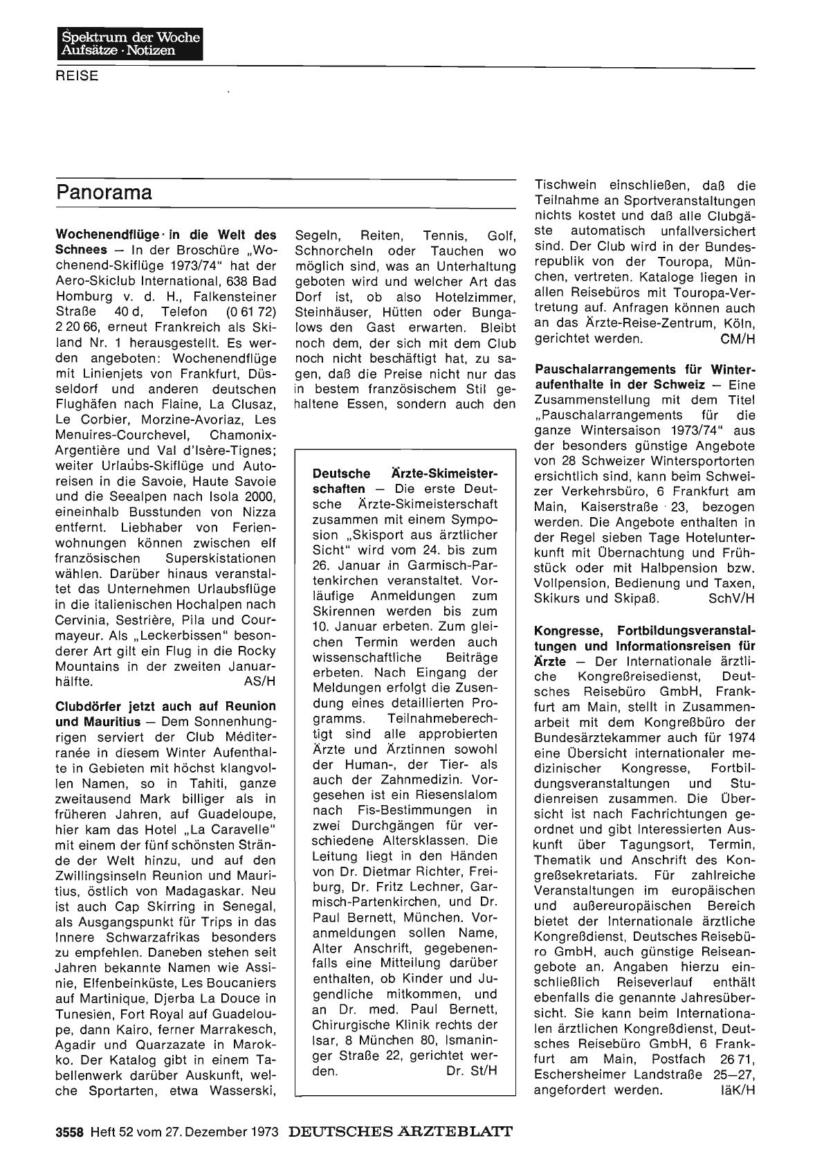 Vorschauseite 1: Deutsche Ärzte-Skimeisterschaften