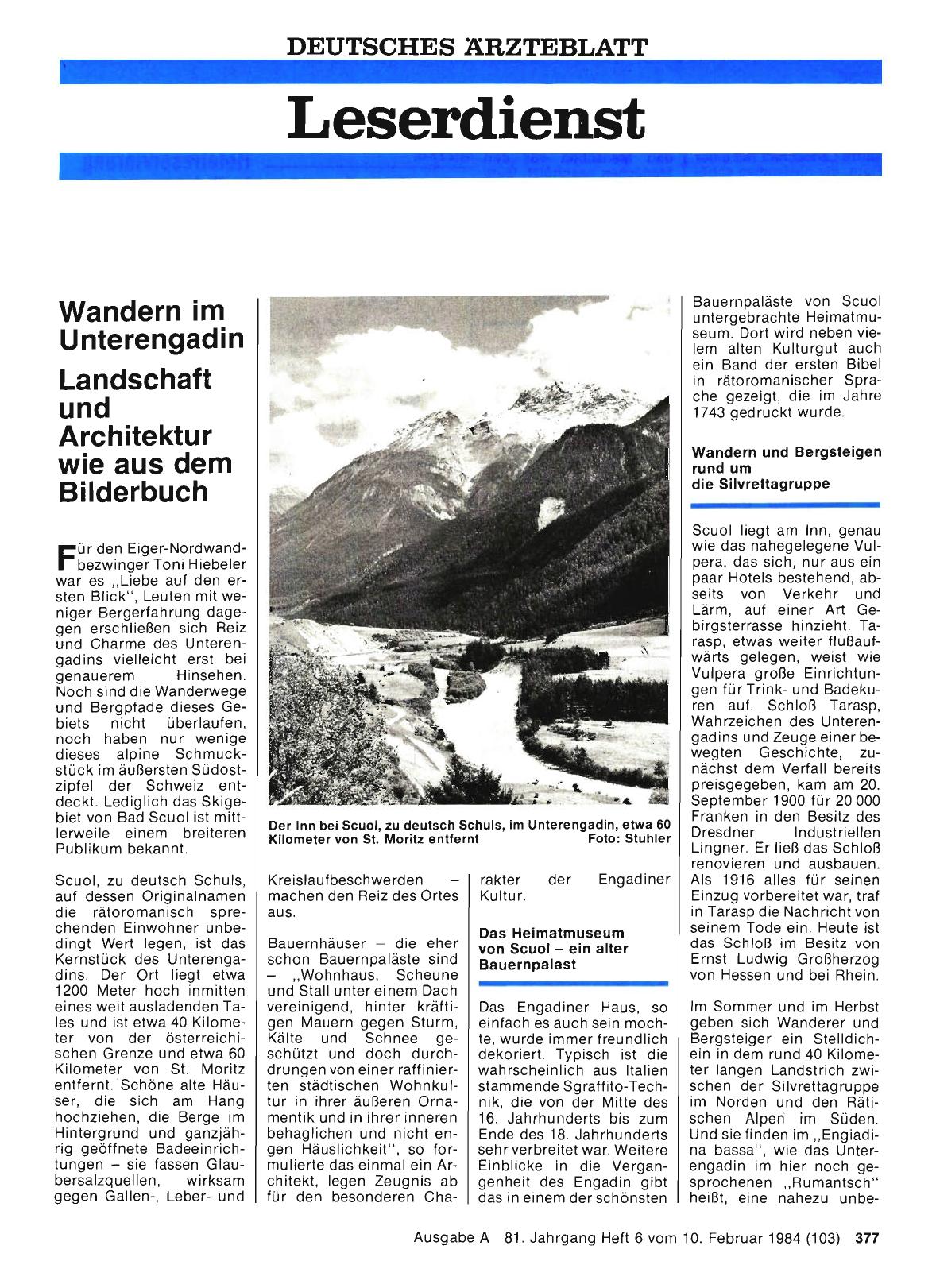 Vorschauseite 1: Wandern im Unterengadin — Landschaft und Architektur wie aus dem Bilderbuch