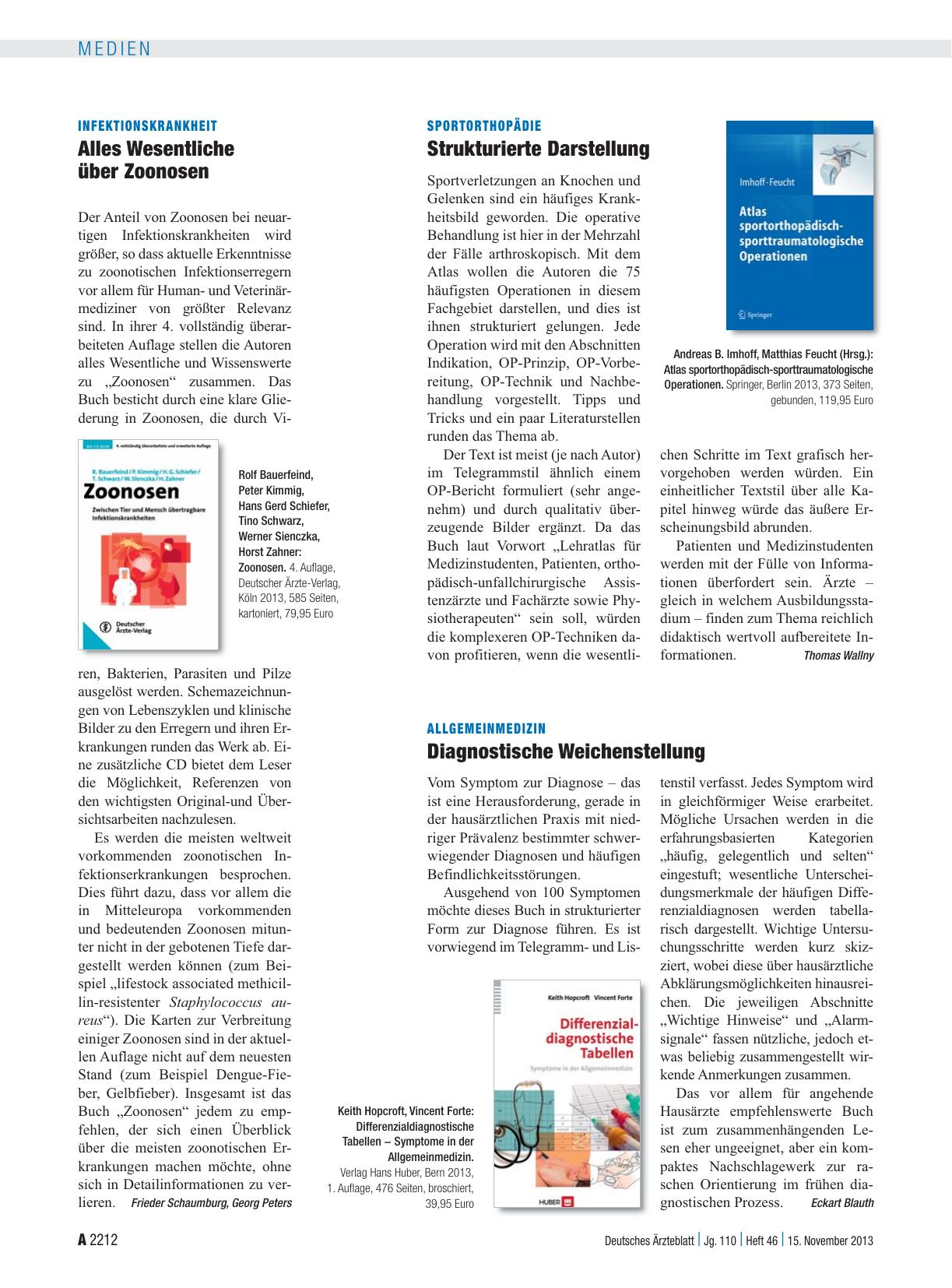 Vorschauseite 1: Allgemeinmedizin: Diagnostische Weichenstellung
