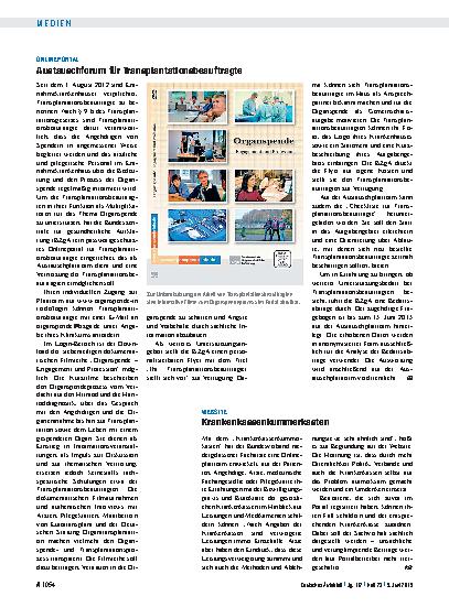 Vorschauseite 1: Website: Krankenkassenkummerkasten