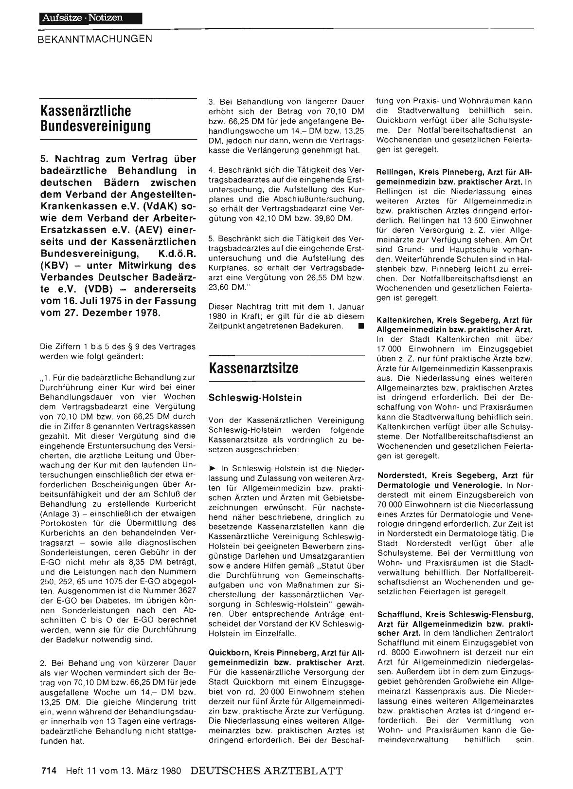 Vorschauseite 1: Kassenarztsitze