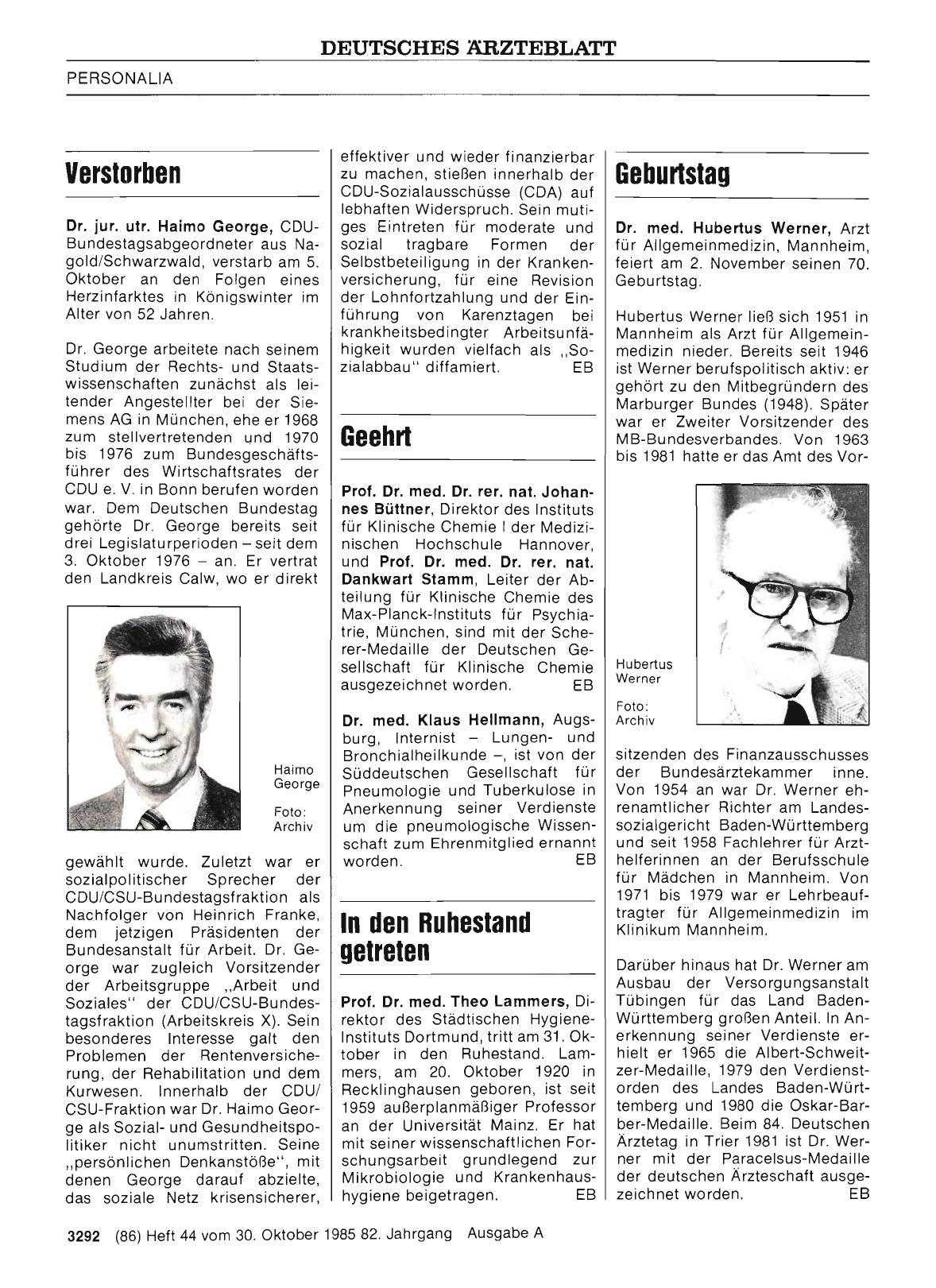 Vorschauseite 1: Verstorben