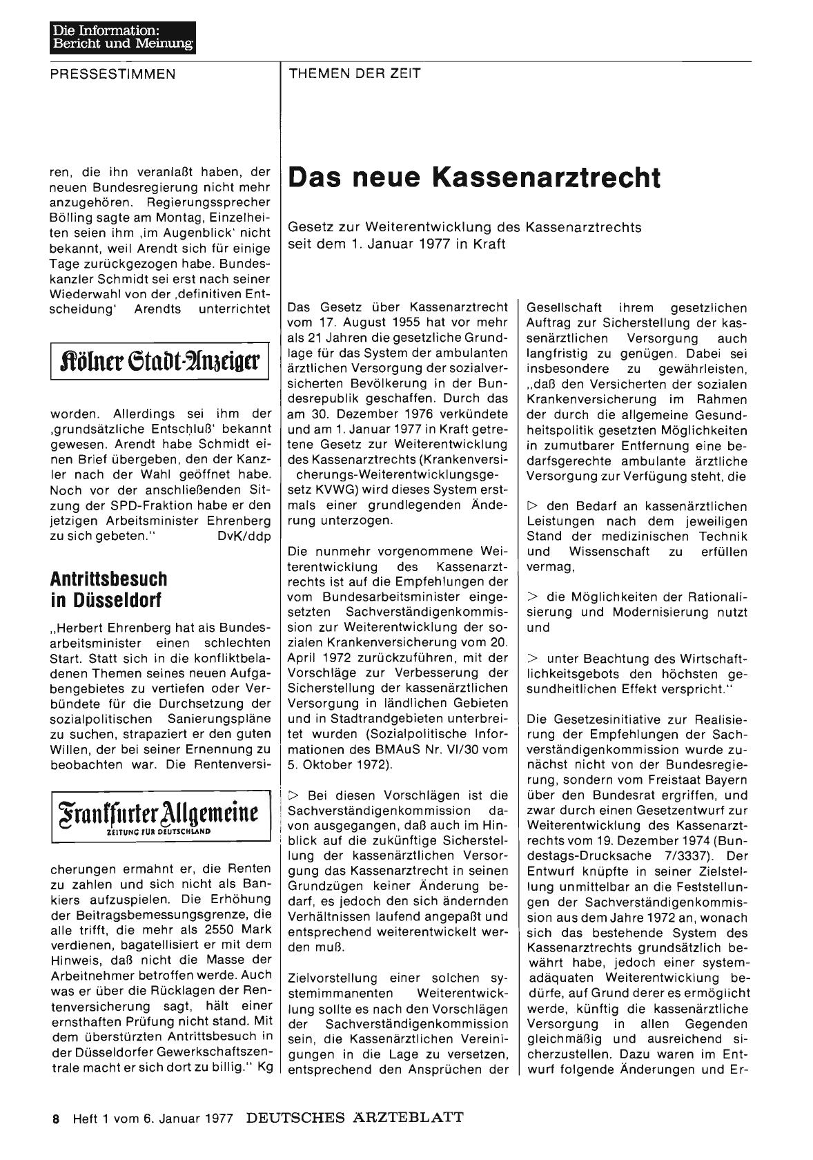 Vorschauseite 1: Antrittsbesuch in Düsseldorf