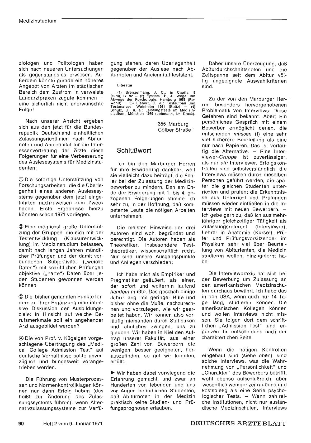 Vorschauseite 1: Schlußwort