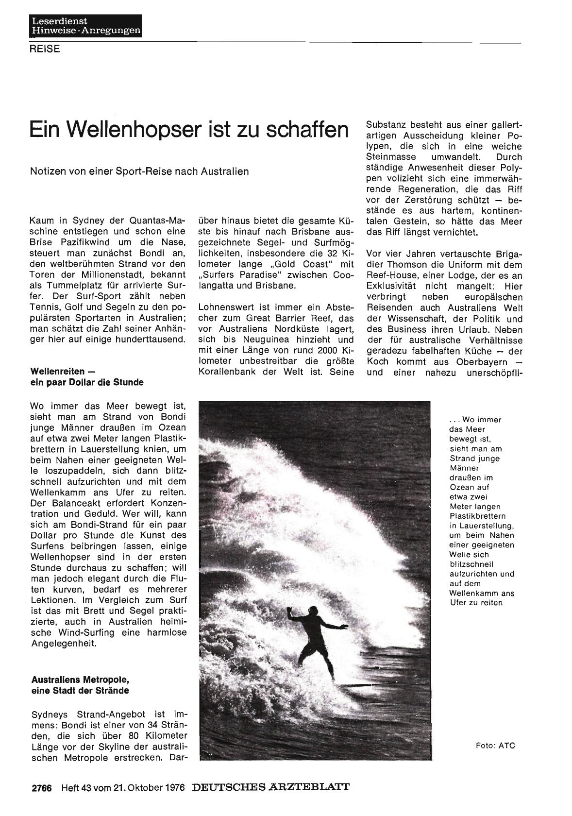 Vorschauseite 1: Ein Wellenhopser ist zu schaffen