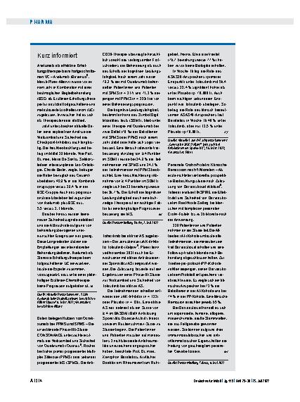 Vorschauseite 1: Kurz informiert