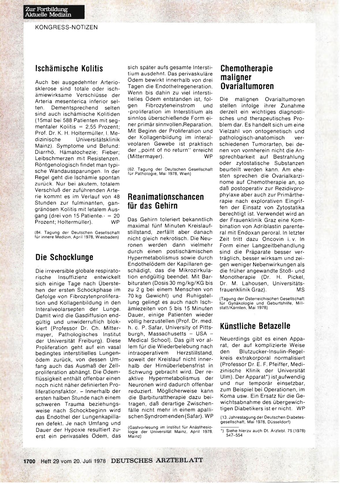 Vorschauseite 1: Ischämische Kolitis