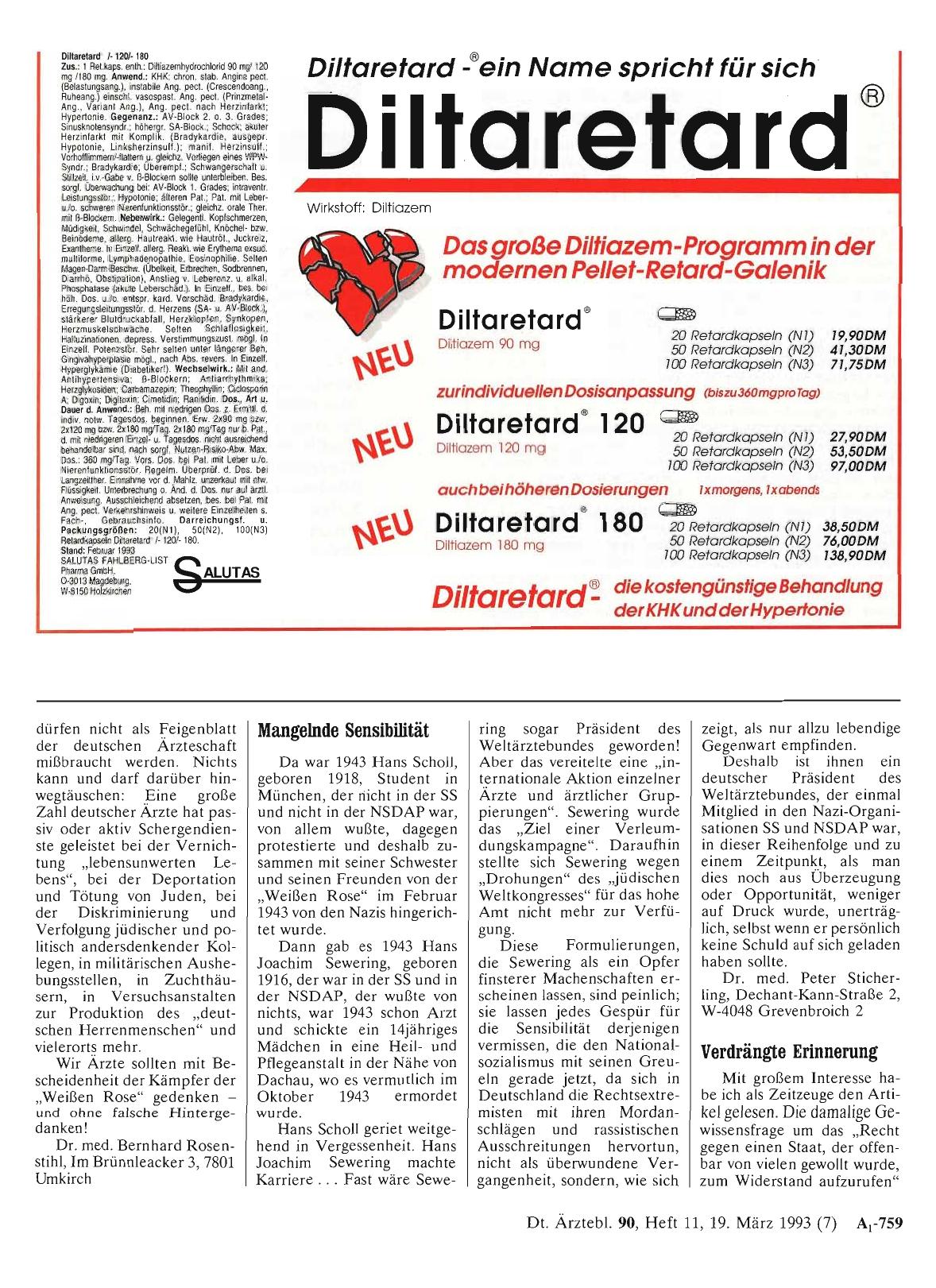 Vorschauseite 1: NS-ZEIT: Verdrängte Erinnerung