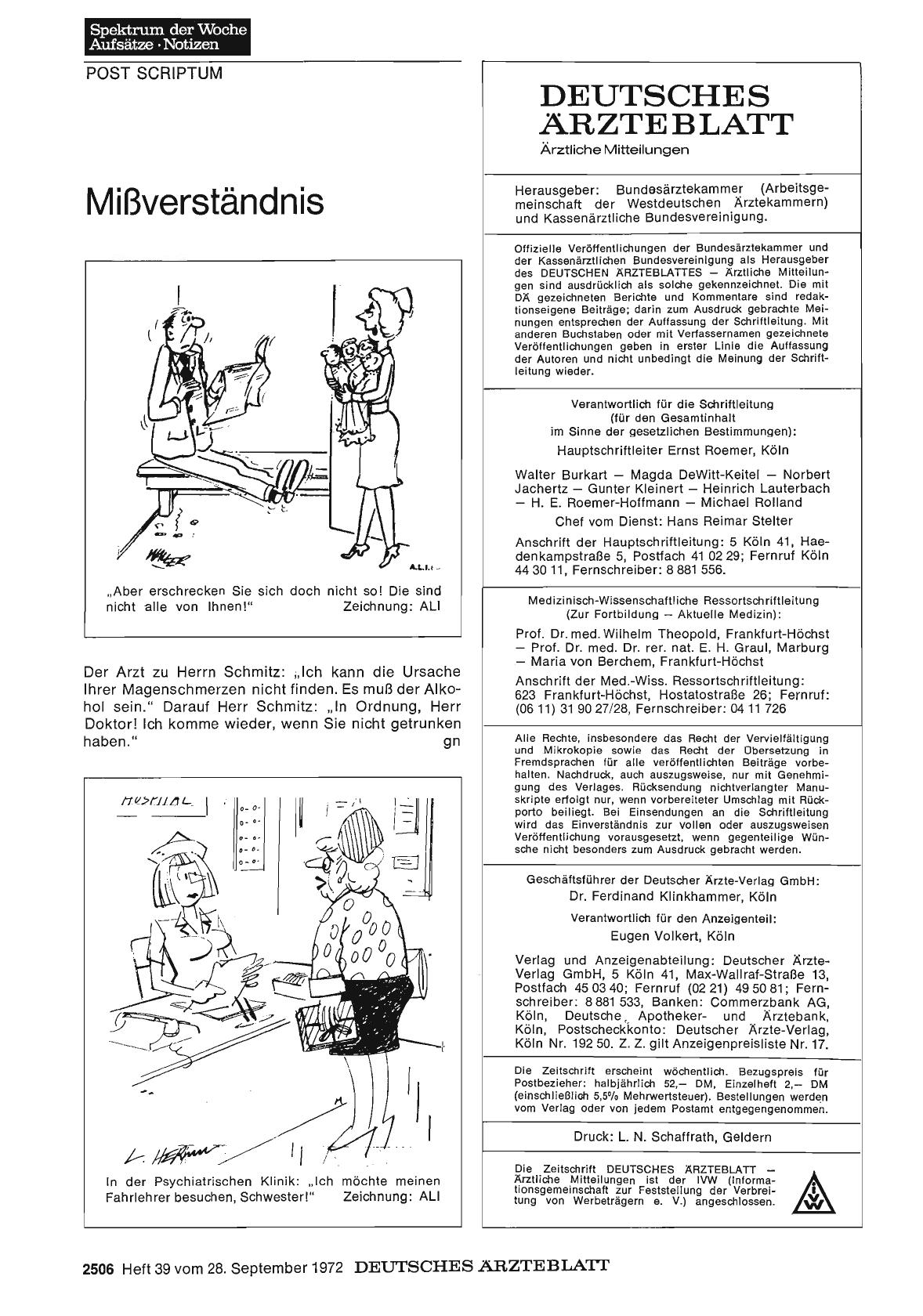 Vorschauseite 1: Mißverständnis