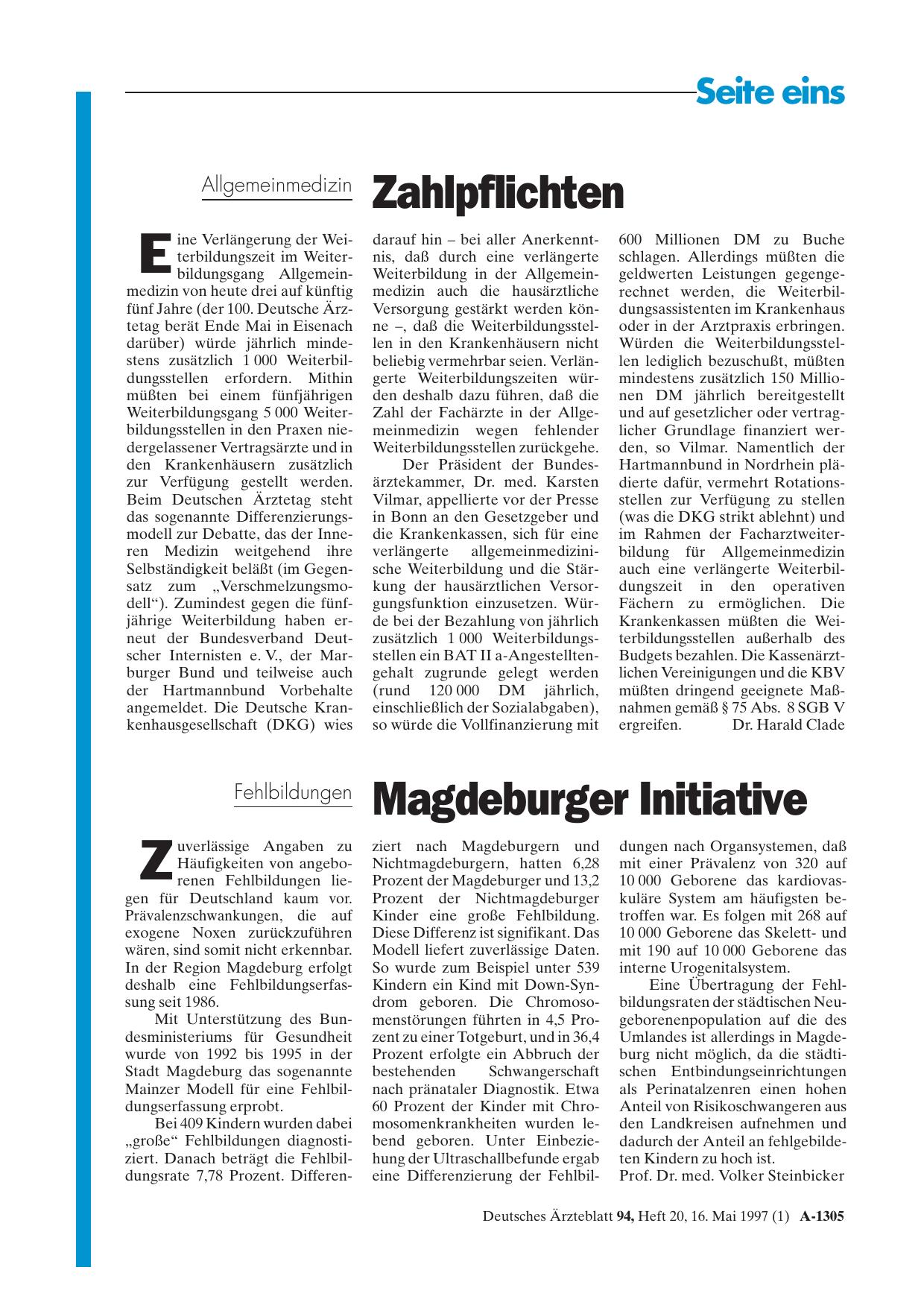 Vorschauseite 1: Allgemeinmedizin: Zahlpflichten