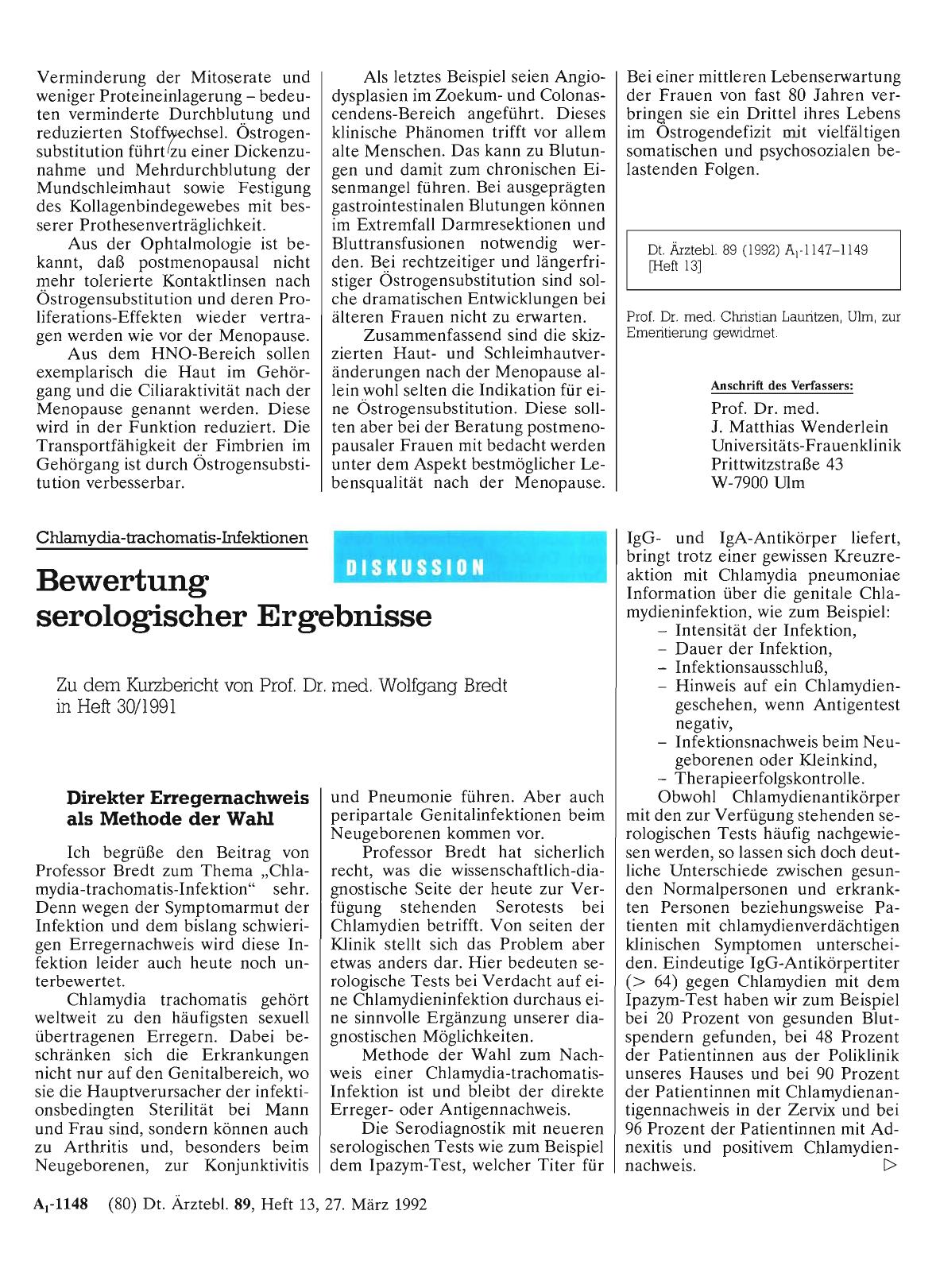 Vorschauseite 1: Bewertung serologischer Ergebnisse: Direkter Erregernachweis als Methode der Wahl